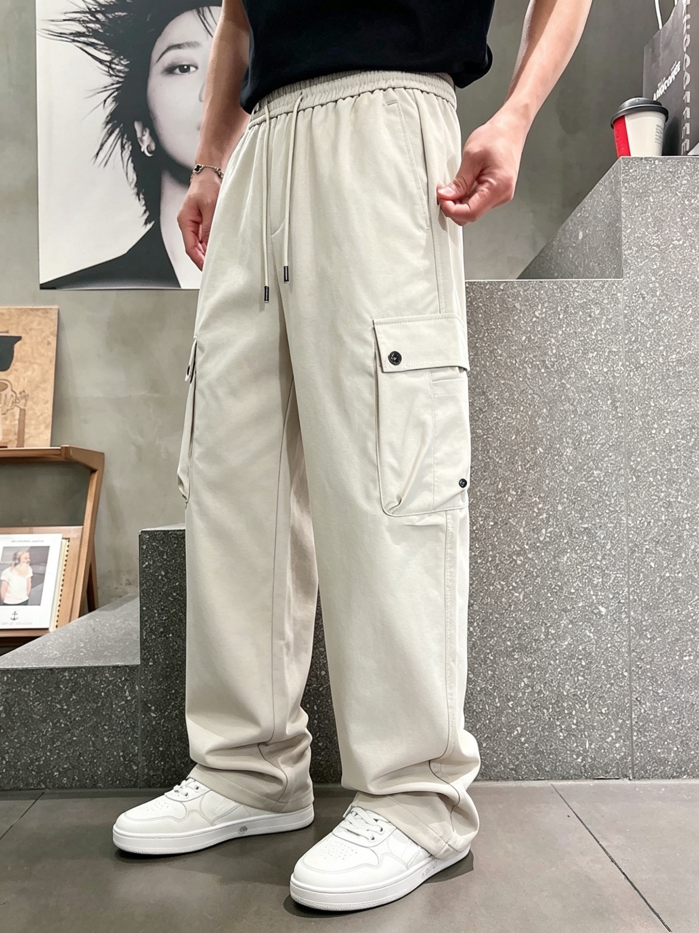 NO:776339,Burberry/Burberry 2026 spring and summer new products, complete with three standards, wide casual pants, good products without too much introduction, look at the details, counter size M-XXXXL 175/140 upper body recommended L,, burberry, burberry,19860909Burberry/巴宝莉 2026春夏新品 三标齐全 阔版休闲裤 好货不用过多介绍 看细节 专柜码数M-XXXXL 175/140上身建议L,,burberry,burberry,,Men's clothing