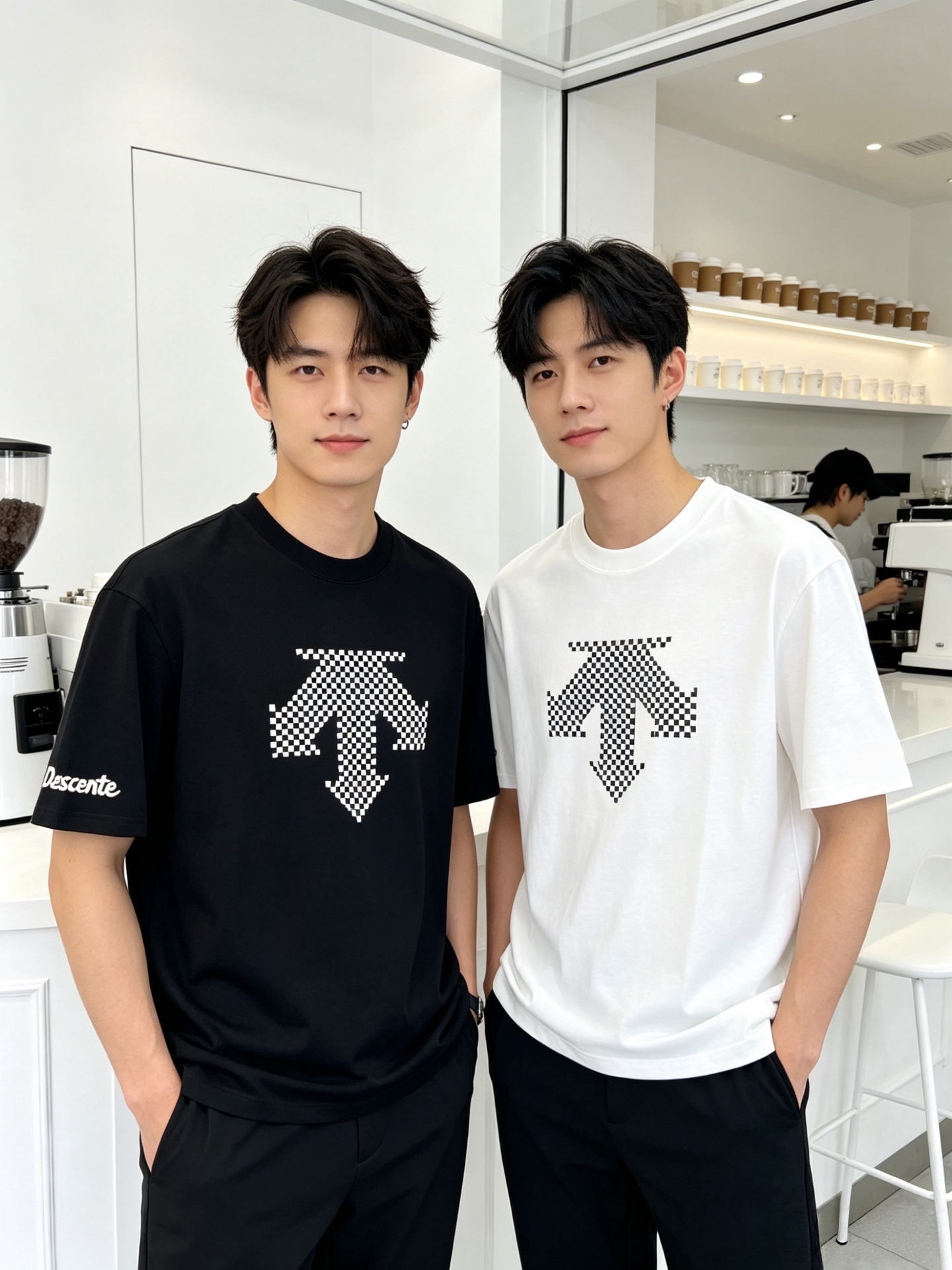 NO:831968,Descente 2026 spring and summer new products, complete with three standards, pure cotton round neck short-sleeved T-shirt, good product, no need to introduce too much, look at the details, counter size M-XXXL 175/140 recommended L, loose fit, T-shirt, tees, t-shirt,19860909迪桑特 2026年春夏新品上新 三标齐全 纯棉圆领短袖T恤 好货不用过多介绍 看细节 专柜码数M-XXXL 175/140建议L 宽松版型,,T-shirt,tees，t-shirt,,Men's clothing