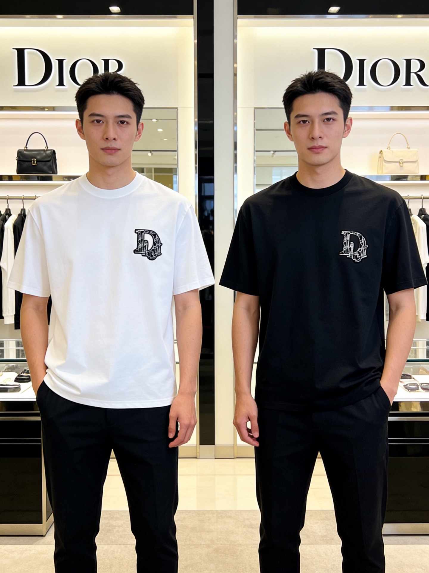 NO:875897,Dior/Dior 2026 spring and summer new products, complete with three labels, mercerized cotton round neck short-sleeved T-shirt, good product without too much introduction, look at the details, counter size M-XXXL / recommended L,, dior, dior, T-shirt, tees, t-shirt,19860909Dior/迪奥 2026年春夏新品上新 三标齐全 丝光棉圆领短袖T恤 好货不用过多介绍 看细节 专柜码数M-XXXL /建议L,,dior,dior,T-shirt,tees，t-shirt,,Men's clothing
