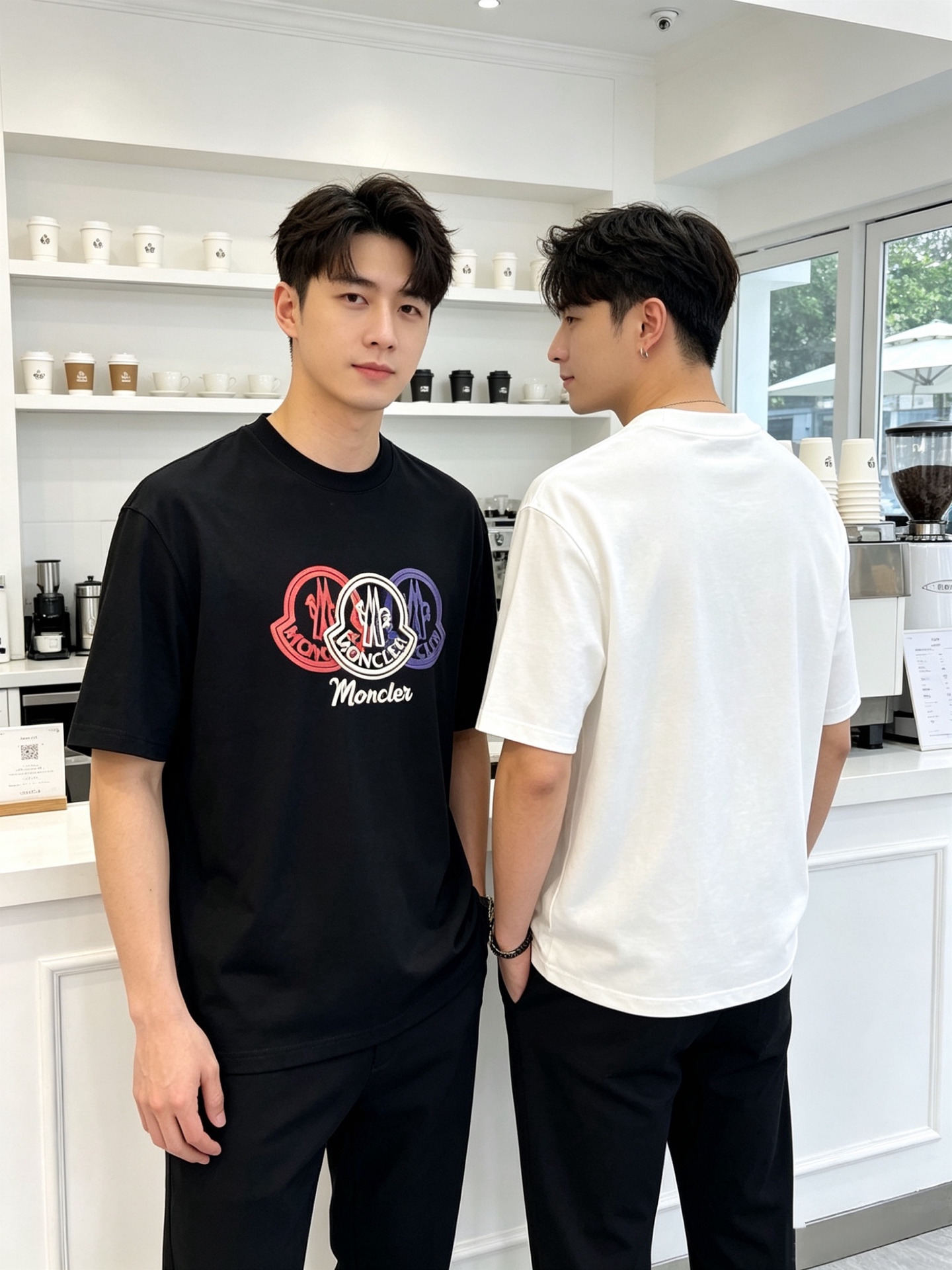 NO:910227,Moncler/Mongolia 2026 spring and summer new products, complete with three labels, mercerized cotton short-sleeved T-shirt, good product, no need to introduce too much, look at the details, counter size M-XXXL / recommended L,, Moncler, T-shirt, tees, t-shirt,19860909Moncler/蒙口 2026春夏新品 三标齐全 丝光棉短袖T恤 好货不用过多介绍 看细节 专柜码数M-XXXL /建议L,,Moncler,T-shirt,tees，t-shirt,,Men's clothing