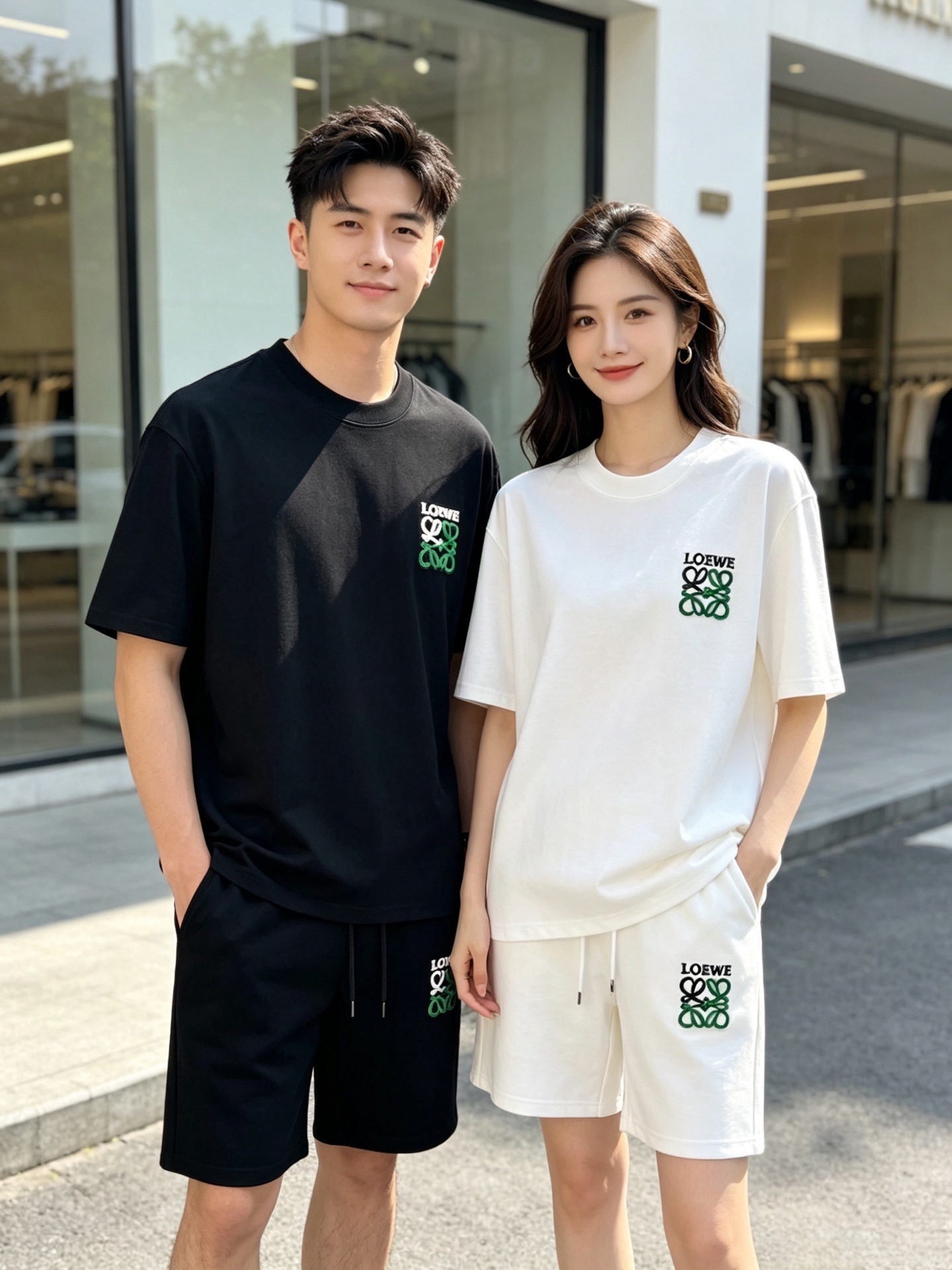NO:912933,Tops, pants, Loewe/Loewe 2026 spring and summer new products, complete with three labels, fashionable casual suits, good products, no need to introduce too much, look at the details, counter size M-XXXL / recommended L,, loewe, loewe,19860909上衣 裤子Loewe/罗意威 2026春夏新品 三标齐全 时尚休闲套装 好货不用过多介绍 看细节 专柜码数 M-XXXL /建议L,,loewe,loewe,,Men's clothing