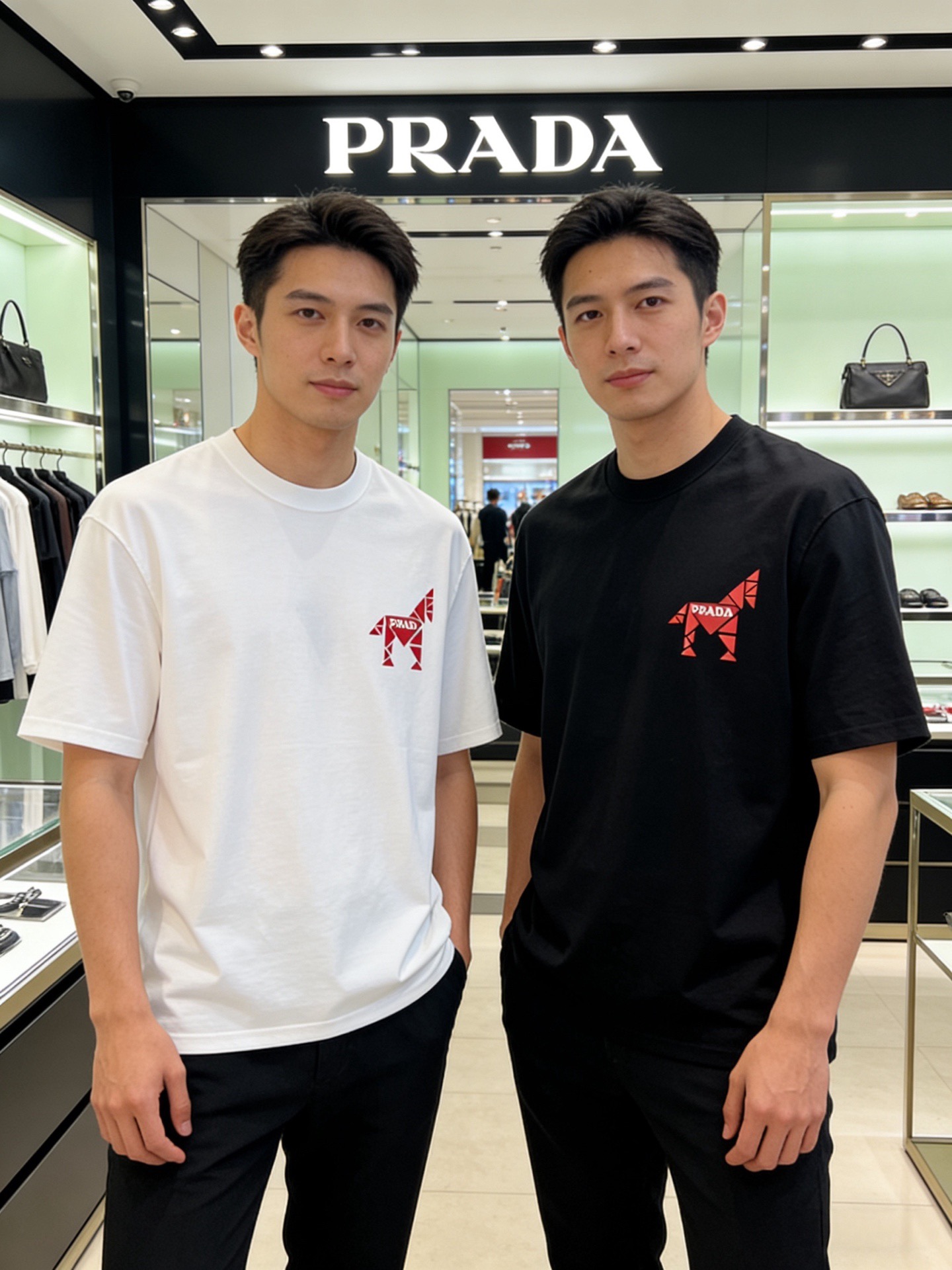 NO:838094,prada/Prada 2026 spring and summer new products, complete with three labels, mercerized cotton round neck short-sleeved T-shirt, good product without too much introduction, look at the details, counter size M-XXXL / recommended L,, prada, prada, T-shirt, tees, t-shirt,19860909prada/普拉达 2026年春夏新品上新 三标齐全 丝光棉圆领短袖T恤 好货不用过多介绍 看细节 专柜码数M-XXXL /建议L,,prada,prada,T-shirt,tees，t-shirt,,Men's clothing