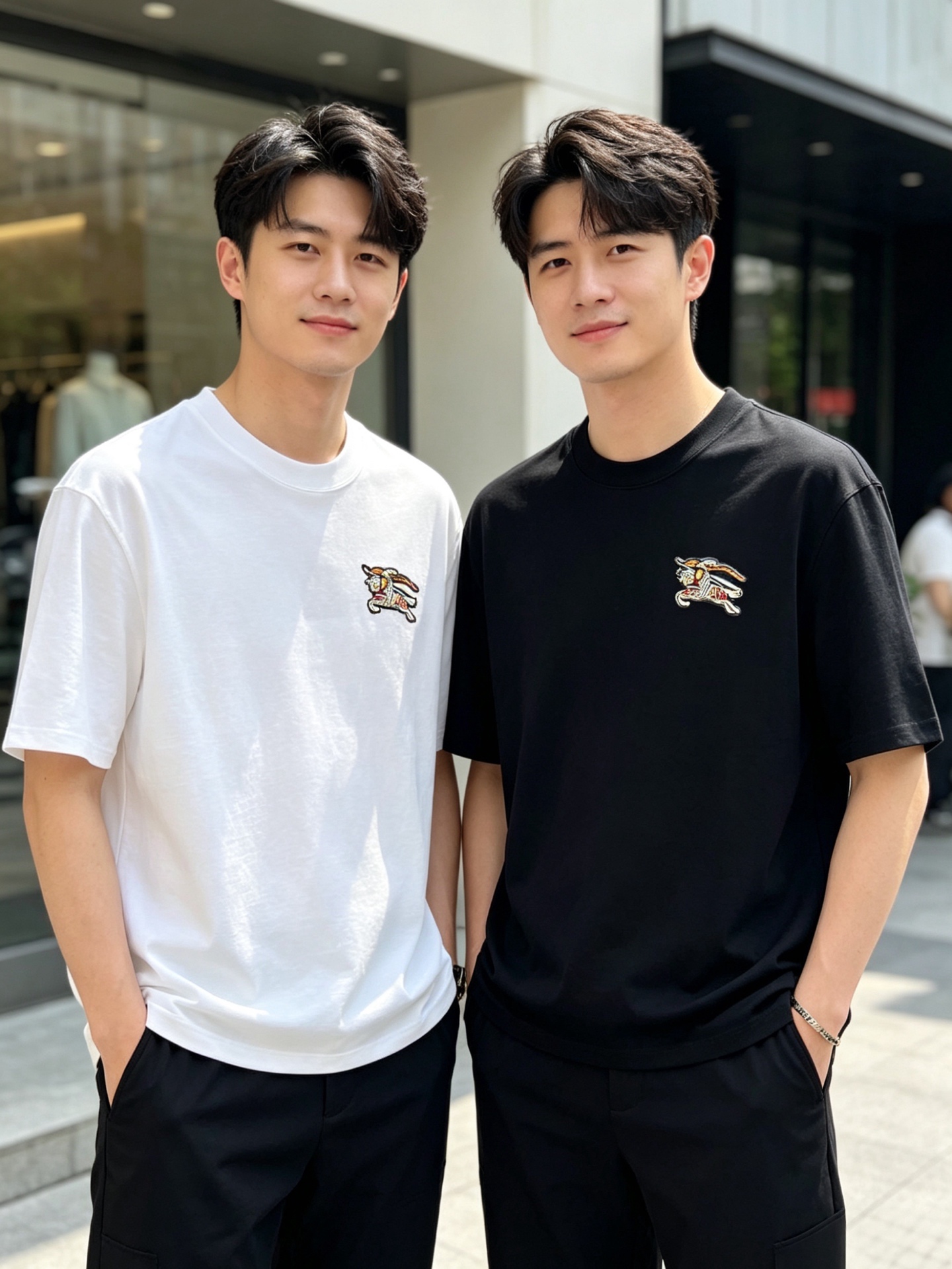 NO:935844,Burberry/Burberry 2026 spring and summer new products, complete with three labels, pure cotton round neck short-sleeved T-shirt, good product without too much introduction, look at the details, counter size M-XXXL 175/recommended L,, burberry, burberry, T-shirt, tees, t-shirt,19860909Burberry/巴宝莉 2026年春夏新品上新 三标齐全 纯棉圆领短袖T恤 好货不用过多介绍 看细节 专柜码数M-XXXL 175/建议L,,burberry,burberry,T-shirt,tees，t-shirt,,Men's clothing
