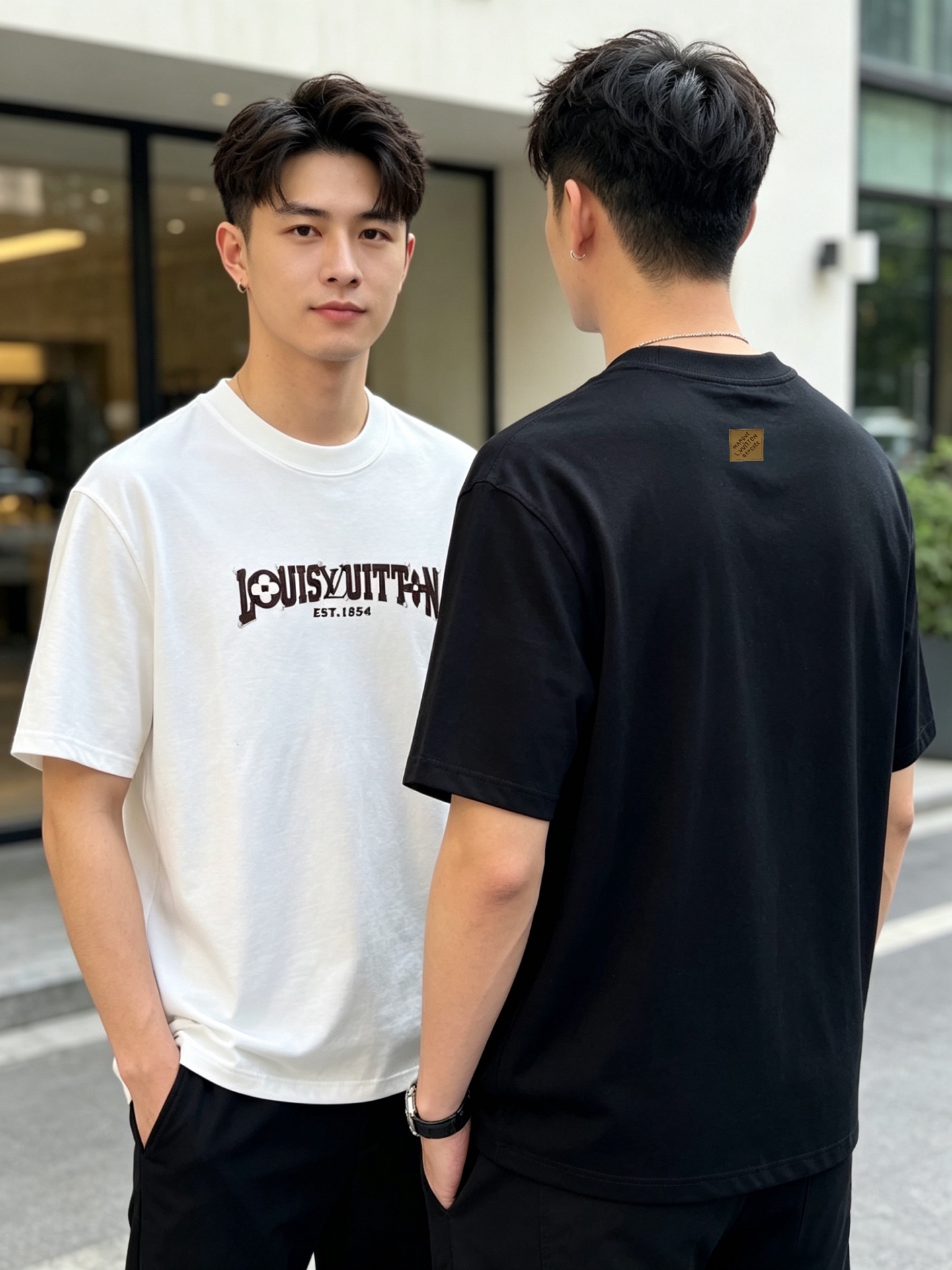 NO:935848,LV/Louis Vuitton 2026 spring and summer new products, complete with three labels, pure cotton round neck short-sleeved T-shirt, good product without too much introduction, look at the details, counter size M-XXXL 175/recommended L,, louis vuitton, louis vuitton, T-shirt, tees, t-shirt,19860909LV/路易威登 2026年春夏新品上新 三标齐全 纯棉圆领短袖T恤 好货不用过多介绍 看细节 专柜码数M-XXXL 175/建议L,,louis vuitton,louis vuitton,T-shirt,tees，t-shirt,,Men's clothing