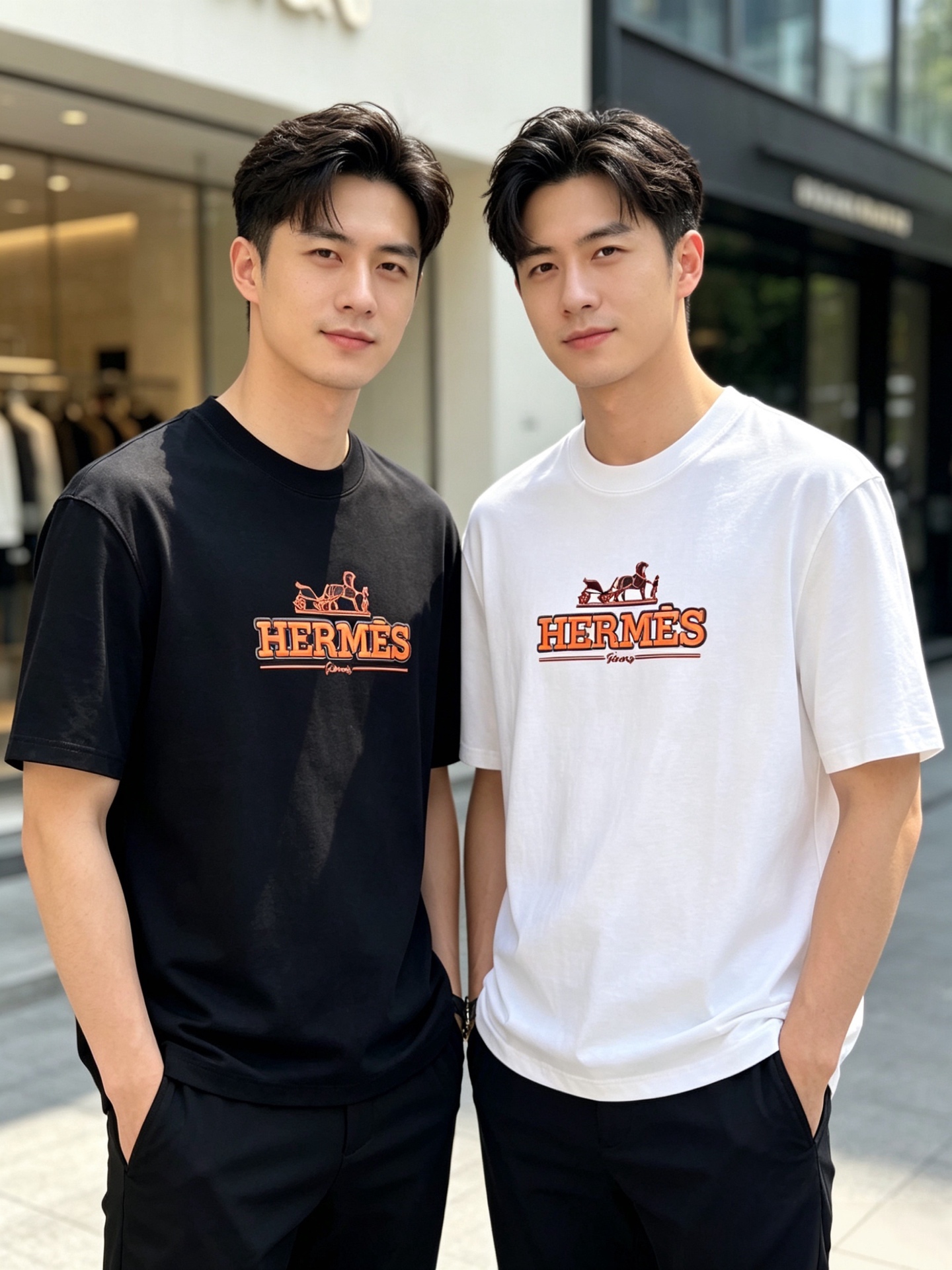 NO:935852,Hermes/Hermès 2026 spring and summer new products, complete with three labels, pure cotton round neck short-sleeved T-shirt, good product without too much introduction, look at the details, counter size M-XXXL 175/recommended L,, hermes, hermes, T-shirt, tees, t-shirt,19860909Hermes/爱马仕 2026年春夏新品上新 三标齐全 纯棉圆领短袖T恤 好货不用过多介绍 看细节 专柜码数M-XXXL 175/建议L,,hermes,hermes,T-shirt,tees，t-shirt,,Men's clothing