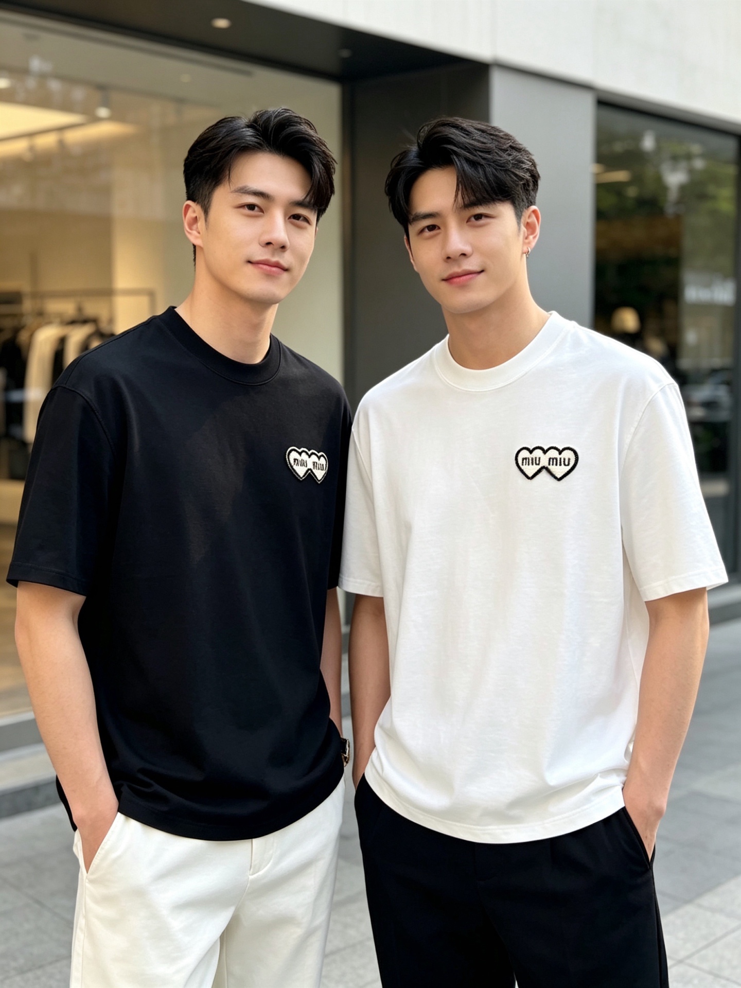 NO:935867,MiuMiu 2026 spring and summer new products, complete with three standards, pure cotton round neck short-sleeved T-shirt, good product without too much introduction, look at the details, counter size M-XXXL 175/recommended L,,miumiu,T-shirt,tees,t-shirt,19860909MiuMiu 2026年春夏新品上新 三标齐全 纯棉圆领短袖T恤 好货不用过多介绍 看细节 专柜码数M-XXXL 175/建议L,,miumiu,T-shirt,tees，t-shirt,,Men's clothing
