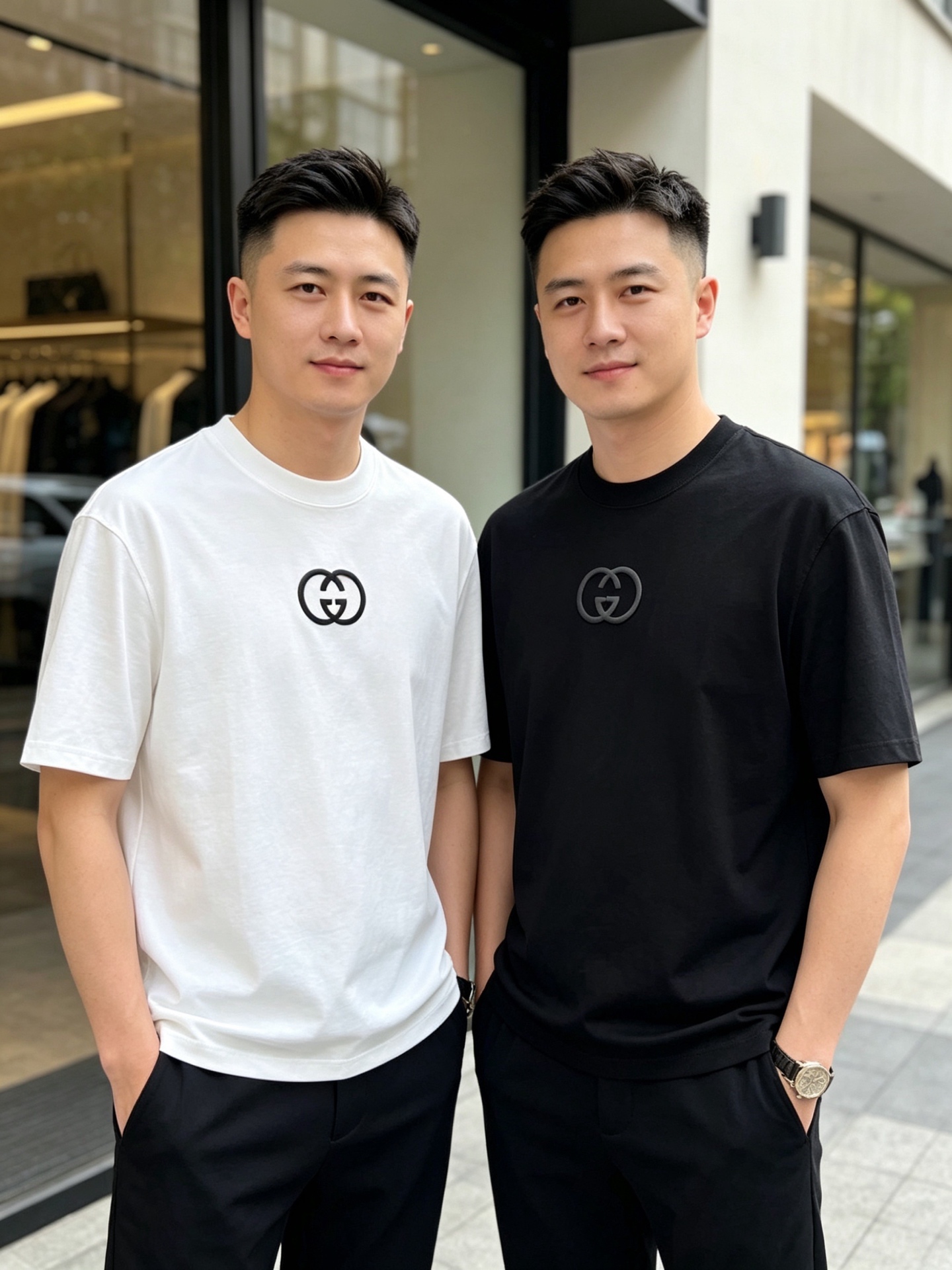 NO:845658,Gucci/Gucci 2026 spring and summer new products, complete with three labels, mercerized cotton round neck short-sleeved T-shirt, good product without too much introduction, look at the details, counter size M-XXXL 175/140, recommended L,, gucci, T-shirt, tees, t-shirt,19860909Gucci/古奇 2026年春夏新品上新 三标齐全 丝光棉圆领短袖T恤 好货不用过多介绍 看细节 专柜码数M-XXXL 175/140建议L,,gucci,T-shirt,tees，t-shirt,,Men's clothing