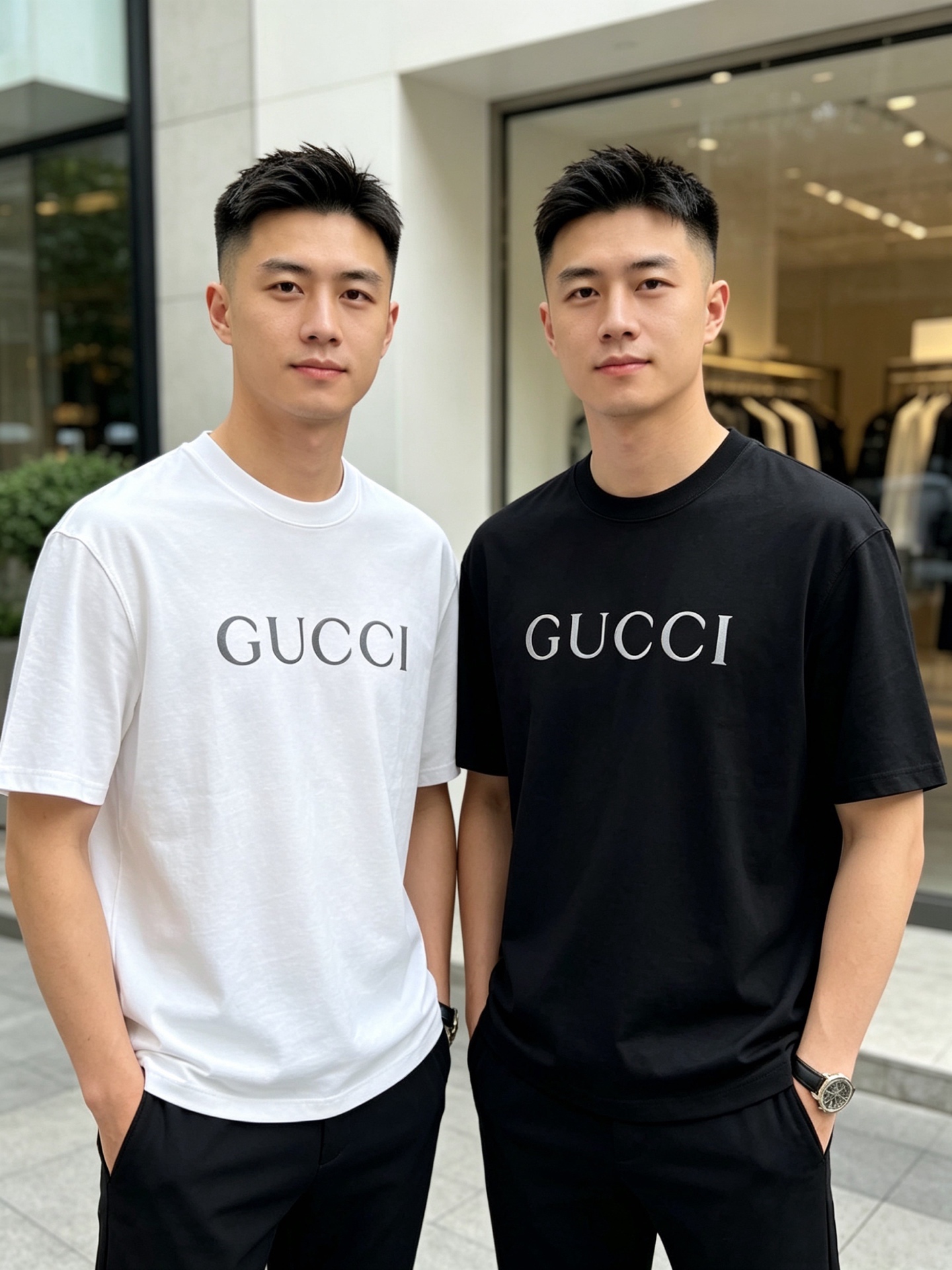 NO:845678,Gucci/Gucci 2026 spring and summer new products, complete with three labels, mercerized cotton round neck short-sleeved T-shirt, good product without too much introduction, look at the details, counter size M-XXXL 175/140, recommended L,, gucci, T-shirt, tees, t-shirt,19860909Gucci/古奇 2026年春夏新品上新 三标齐全 丝光棉圆领短袖T恤 好货不用过多介绍 看细节 专柜码数M-XXXL 175/140建议L,,gucci,T-shirt,tees，t-shirt,,Men's clothing