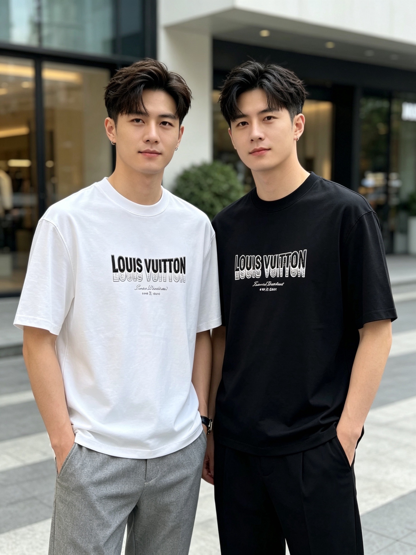 NO:847616,LV/Louis Vuitton 2026 spring and summer new products, complete with three labels, mercerized cotton round neck short-sleeved T-shirt, counter size M-XXXL / recommended L,, louis vuitton, louis vuitton, T-shirt, tees, t-shirt,19860909LV/路易威登 2026年春夏新品上新 三标齐全 丝光棉圆领短袖T恤 专柜码数M-XXXL /建议L,,louis vuitton,louis vuitton,T-shirt,tees，t-shirt,,Men's clothing