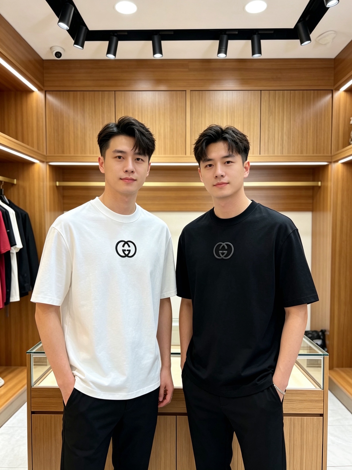 NO:848999,Gucci/Gucci 2026 spring and summer new products, complete with three labels, mercerized cotton round neck short-sleeved T-shirt, counter size M-XXXL / recommended L,, gucci, T-shirt, tees, t-shirt,19860909Gucci/古奇 2026年春夏新品上新 三标齐全 丝光棉圆领短袖T恤 专柜码数M-XXXL /建议L,,gucci,T-shirt,tees，t-shirt,,Men's clothing