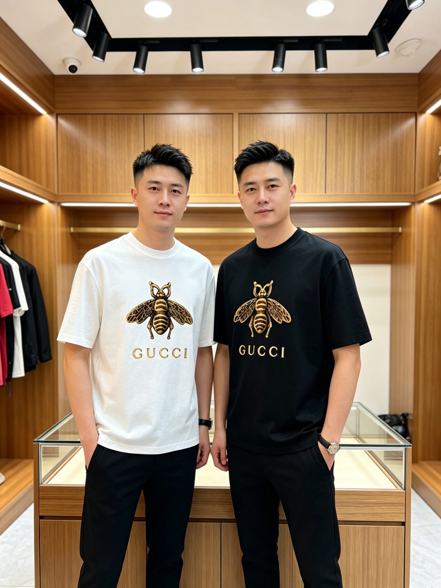 NO:849007,Gucci/Gucci 2026 spring and summer new products, complete with three labels, mercerized cotton round neck short-sleeved T-shirt, counter size M-XXXL / recommended L,, gucci, T-shirt, tees, t-shirt,19860909Gucci/古奇 2026年春夏新品上新 三标齐全 丝光棉圆领短袖T恤 专柜码数M-XXXL /建议L,,gucci,T-shirt,tees，t-shirt,,Men's clothing