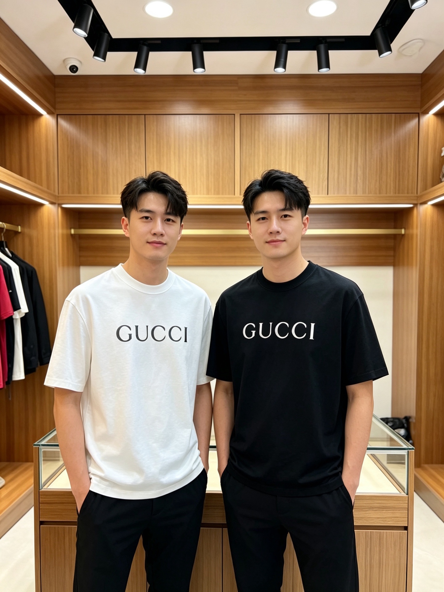NO:849013,Gucci/Gucci 2026 spring and summer new products, complete with three labels, mercerized cotton round neck short-sleeved T-shirt, counter size M-XXXL / recommended L,, gucci, T-shirt, tees, t-shirt,19860909Gucci/古奇 2026年春夏新品上新 三标齐全 丝光棉圆领短袖T恤 专柜码数M-XXXL /建议L,,gucci,T-shirt,tees，t-shirt,,Men's clothing