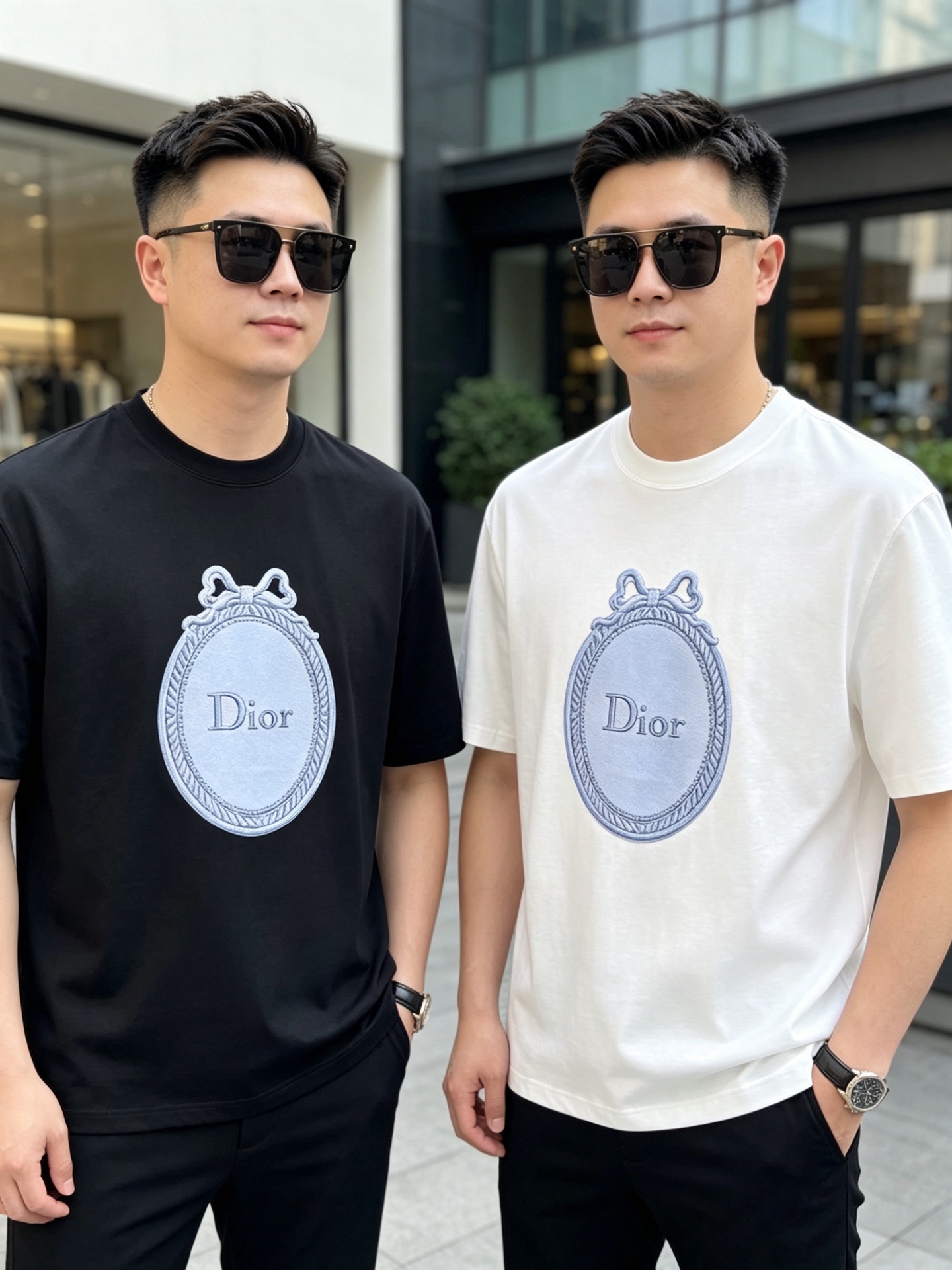 NO:857119,Dior/Dior 2026 spring and summer new products, complete with three labels, mercerized cotton short-sleeved T-shirt, good product without too much introduction, look at the details, counter size M-XXXL 175/140, recommended L,, dior, dior, T-shirt, tees, t-shirt,19860909Dior/迪奥 2026春夏新品 三标齐全 丝光棉短袖T恤 好货不用过多介绍 看细节 专柜码数M-XXXL 175/140建议L,,dior,dior,T-shirt,tees，t-shirt,,Men's clothing