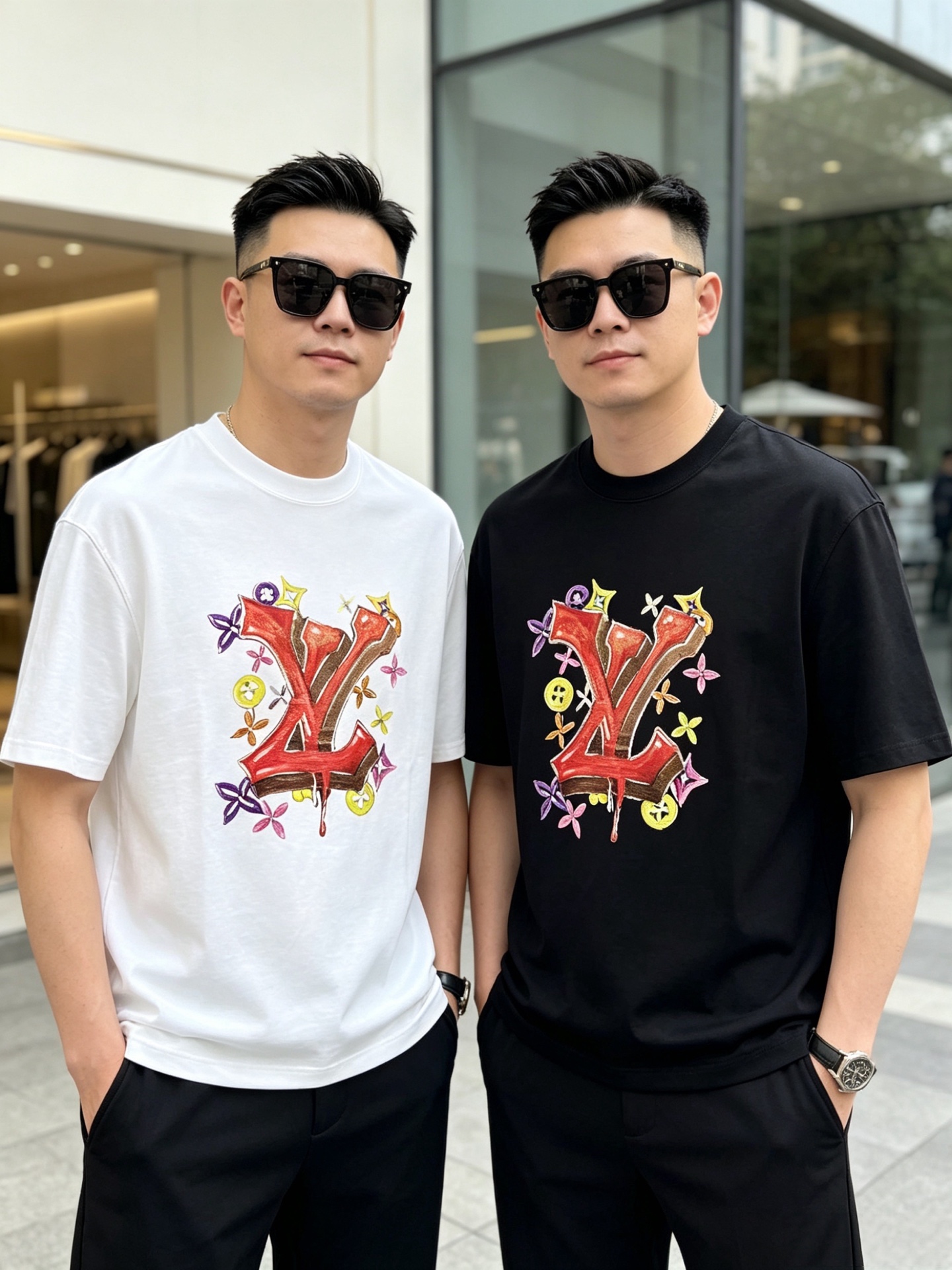 NO:857153,LV/Louis Vuitton 2026 spring and summer new products, complete with three labels, mercerized cotton short-sleeved T-shirt, good product without too much introduction, look at the details, counter size M-XXXL 175/140 recommended L,, louis vuitton, louis vuitton, T-shirt, tees, t-shirt,19860909LV/路易威登 2026春夏新品 三标齐全 丝光棉短袖T恤 好货不用过多介绍 看细节 专柜码数M-XXXL 175/140建议L,,louis vuitton,louis vuitton,T-shirt,tees，t-shirt,,Men's clothing
