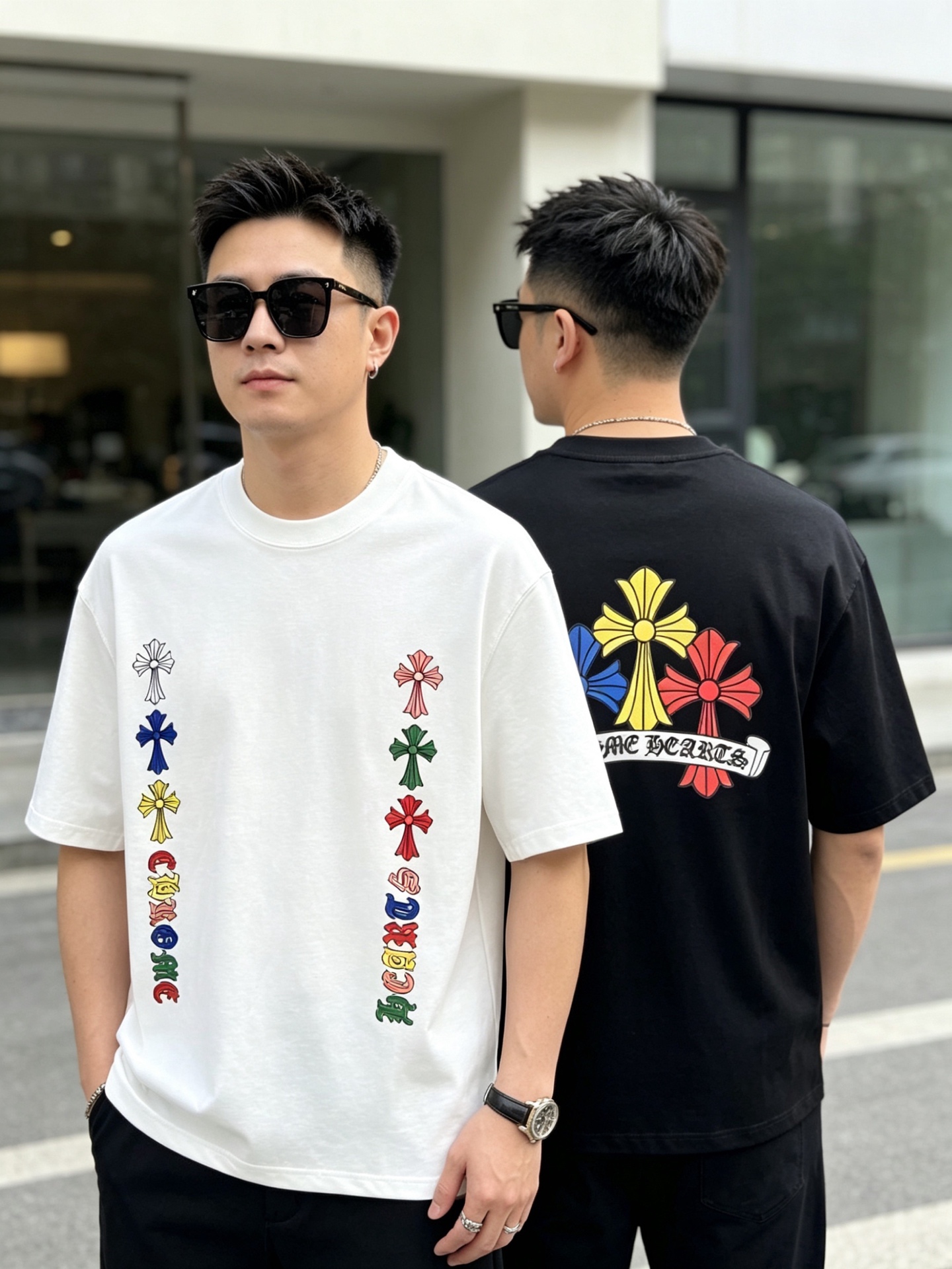 NO:857132,Ch/Chrome Hearts 2026 spring and summer new products, complete with three labels, mercerized cotton short-sleeved T-shirt, good product without too much introduction, look at the details, counter size M-XXXL 175/140 recommended L,, chrome hearts, T-shirt, tees, t-shirt,19860909Ch/克罗心 2026春夏新品 三标齐全 丝光棉短袖T恤 好货不用过多介绍 看细节 专柜码数M-XXXL 175/140建议L,,chrome hearts,T-shirt,tees，t-shirt,,Men's clothing