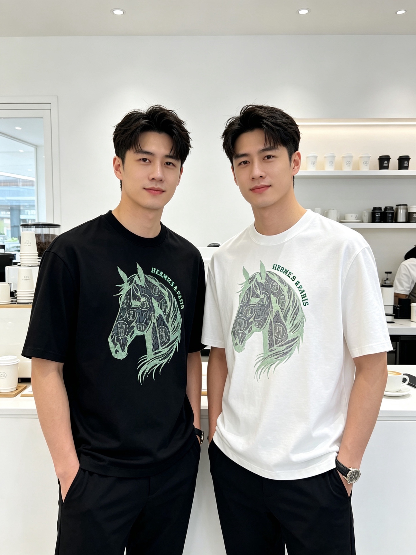 NO:918518,Hermes/Hermès 2026 spring and summer new products, complete with three labels, mercerized cotton round neck short-sleeved T-shirt, good product does not need to be introduced too much, look at the details, counter size M-XXXL 175/140 recommended L,, hermes, hermes, T-shirt, tees, t-shirt,19860909Hermes/爱马仕 2026年春夏新品上新 三标齐全 丝光棉圆领短袖T恤 好货不用过多介绍 看细节 专柜码数M-XXXL 175/140建议L,,hermes,hermes,T-shirt,tees，t-shirt,,Men's clothing