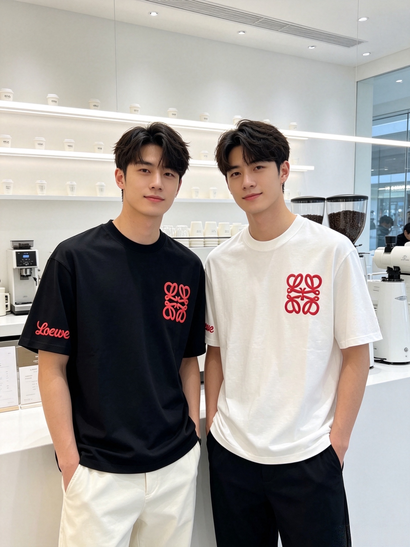 NO:918515,Loewe/Luo Yiwei 2026 spring and summer new products, complete with three labels, mercerized cotton round neck short-sleeved T-shirt, good product does not need to be introduced too much, look at the details, counter size M-XXXL 175/140, recommended L,, loewe, loewe, T-shirt, tees, t-shirt,19860909Loewe/罗意威 2026年春夏新品上新 三标齐全 丝光棉圆领短袖T恤 好货不用过多介绍 看细节 专柜码数M-XXXL 175/140建议L,,loewe,loewe,T-shirt,tees，t-shirt,,Men's clothing