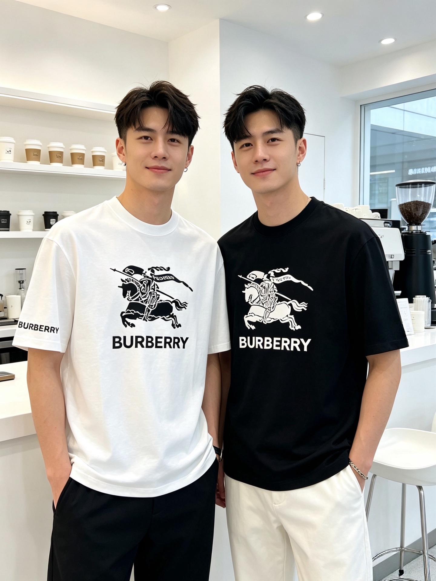 NO:918517,Burberry/Burberry 2026 spring and summer new products, complete with three labels, mercerized cotton round neck short-sleeved T-shirt, good product without too much introduction, look at the details, counter size M-XXXL 175/140, recommended L,, burberry, burberry, T-shirt, tees, t-shirt,19860909Burberry/巴宝莉 2026年春夏新品上新 三标齐全 丝光棉圆领短袖T恤 好货不用过多介绍 看细节 专柜码数M-XXXL 175/140建议L,,burberry,burberry,T-shirt,tees，t-shirt,,Men's clothing