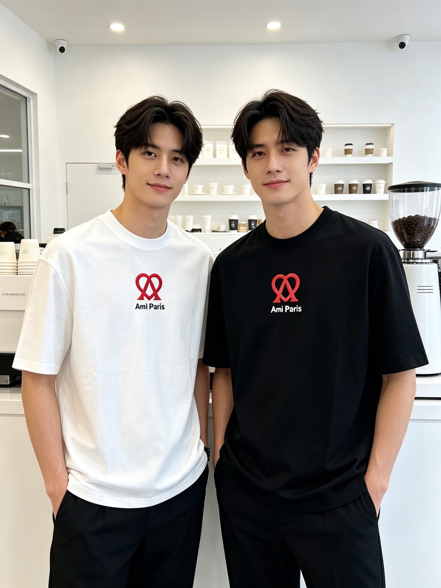 NO:918523,Ami's 2026 spring and summer new products are complete with three standards. Mercerized cotton round neck short-sleeved T-shirt. Good product without too much introduction. Look at the details. Counter size M-XXXL 175/140 recommended L,, T-shirt, tees, t-shirt,19860909Ami 2026年春夏新品上新 三标齐全 丝光棉圆领短袖T恤 好货不用过多介绍 看细节 专柜码数M-XXXL 175/140建议L,,T-shirt,tees，t-shirt,,Men's clothing