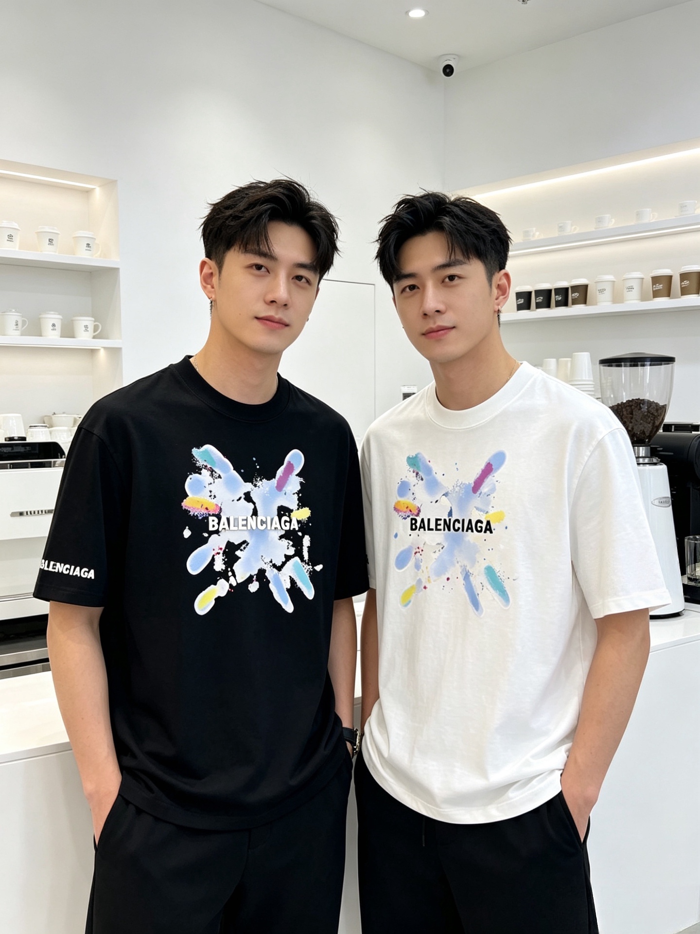 NO:929227,Balenciaga/Balenciaga 2026 spring and summer new products, complete with three labels, pure cotton round neck short-sleeved T-shirt, good product does not need to be introduced too much, look at the details, counter size M-XXXL / recommended L,, balenciaga, balenciaga, T-shirt, tees, t-shirt,19860909Balenciaga/巴黎世家 2026年春夏新品上新 三标齐全 纯棉圆领短袖T恤 好货不用过多介绍 看细节 专柜码数M-XXXL /建议L,,balenciaga,balenciaga,T-shirt,tees，t-shirt,,Men's clothing