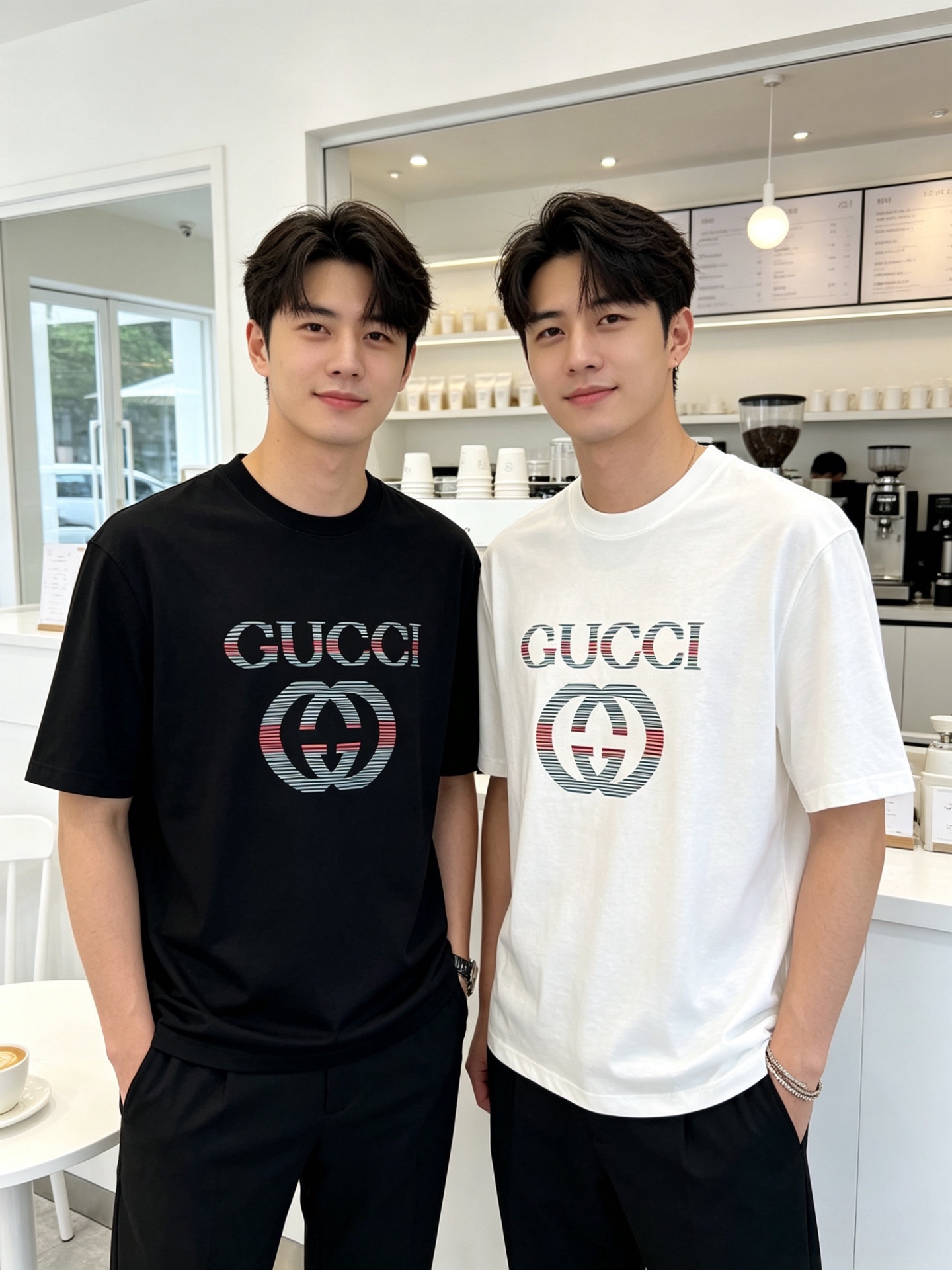 NO:918541,Gucci/Gucci 2026 spring and summer new products, complete with three labels, mercerized cotton round neck short-sleeved T-shirt, good product without too much introduction, look at the details, counter size M-XXXL 175/140, recommended L,, gucci, T-shirt, tees, t-shirt,19860909Gucci/古奇 2026年春夏新品上新 三标齐全 丝光棉圆领短袖T恤 好货不用过多介绍 看细节 专柜码数M-XXXL 175/140建议L,,gucci,T-shirt,tees，t-shirt,,Men's clothing