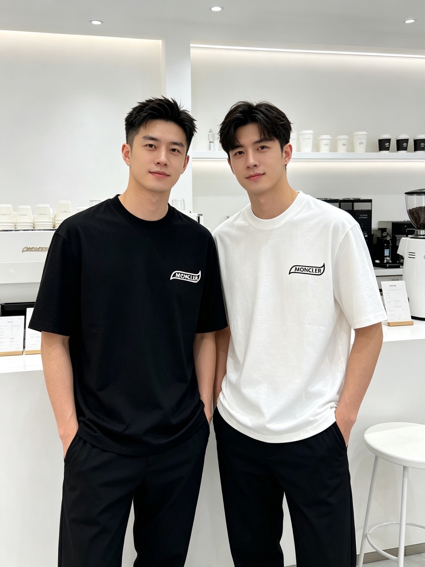NO:918535,Moncler/Mongolia 2026 spring and summer new products, complete with three labels, mercerized cotton round neck short-sleeved T-shirt, good product does not need to be introduced too much, look at the details, counter size M-XXXL 175/140, recommended L, Moncler, T-shirt, tees, t-shirt,19860909Moncler/蒙口 2026年春夏新品上新 三标齐全 丝光棉圆领短袖T恤 好货不用过多介绍 看细节 专柜码数M-XXXL 175/140建议L,,Moncler,T-shirt,tees，t-shirt,,Men's clothing