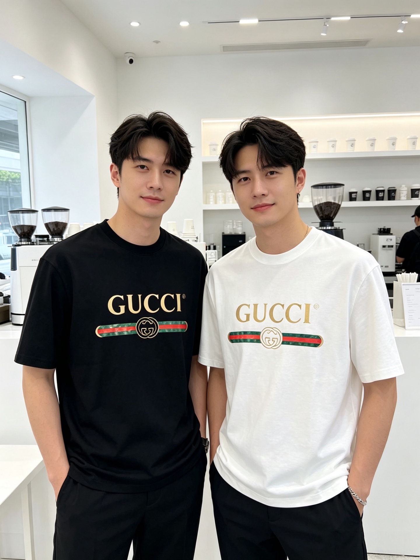NO:918537,Gucci/Gucci 2026 spring and summer new products, complete with three labels, mercerized cotton round neck short-sleeved T-shirt, good product without too much introduction, look at the details, counter size M-XXXL 175/140, recommended L,, gucci, T-shirt, tees, t-shirt,19860909Gucci/古奇 2026年春夏新品上新 三标齐全 丝光棉圆领短袖T恤 好货不用过多介绍 看细节 专柜码数M-XXXL 175/140建议L,,gucci,T-shirt,tees，t-shirt,,Men's clothing