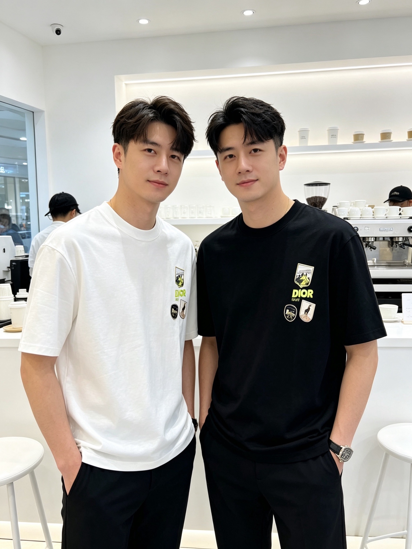 NO:918540,Dior/Dior 2026 spring and summer new products, complete with three labels, mercerized cotton round neck short-sleeved T-shirt, good product without too much introduction, look at the details, counter size M-XXXL 175/140, recommended L,, dior, dior, T-shirt, tees, t-shirt,19860909Dior/迪奥 2026年春夏新品上新 三标齐全 丝光棉圆领短袖T恤 好货不用过多介绍 看细节 专柜码数M-XXXL 175/140建议L,,dior,dior,T-shirt,tees，t-shirt,,Men's clothing