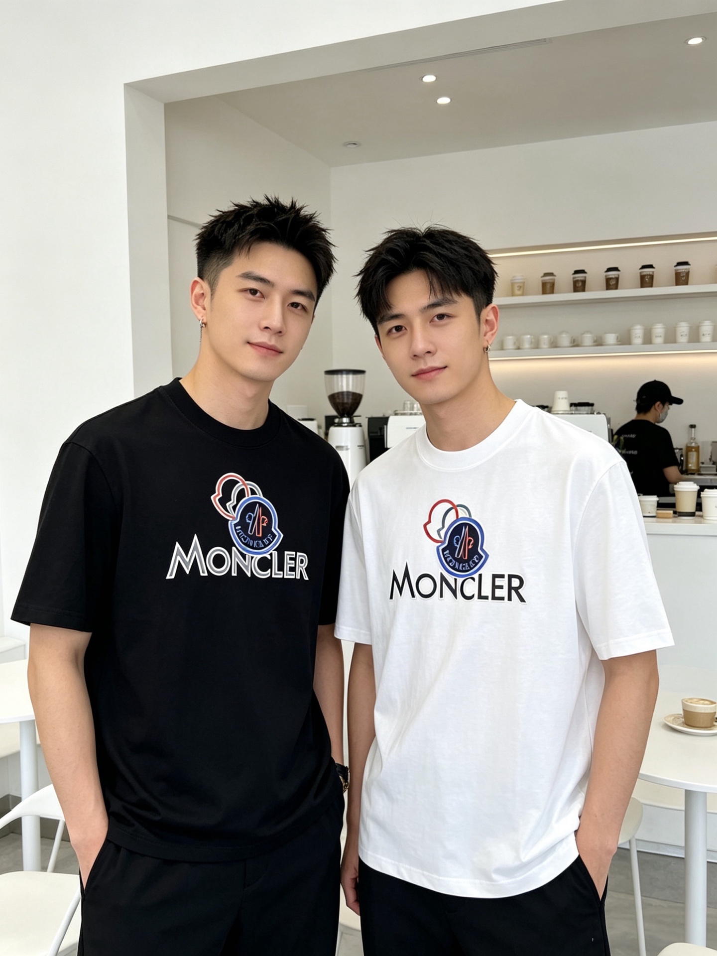NO:929167,Moncler/Mongolia 2026 spring and summer new products, complete with three labels, pure cotton round neck short-sleeved T-shirt, good product does not need to be introduced too much, look at the details, counter size M-XXXL / recommended L, Moncler, T-shirt, tees, t-shirt,19860909Moncler/蒙口 2026年春夏新品上新 三标齐全 纯棉圆领短袖T恤 好货不用过多介绍 看细节 专柜码数M-XXXL /建议L,,Moncler,T-shirt,tees，t-shirt,,Men's clothing