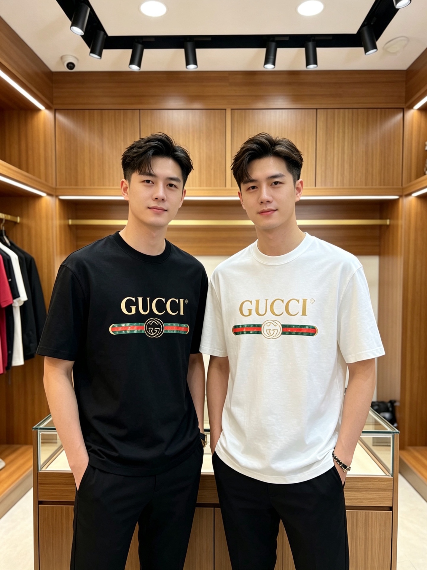 NO:935876,Gucci/Gucci 2026 spring and summer new products, complete with three labels, mercerized cotton round neck short-sleeved T-shirt, good product without too much introduction, look at the details, counter size M-XXXL 175/140, recommended L,, gucci, T-shirt, tees, t-shirt,19860909Gucci/古奇 2026年春夏新品上新 三标齐全 丝光棉圆领短袖T恤 好货不用过多介绍 看细节 专柜码数M-XXXL 175/140建议L,,gucci,T-shirt,tees，t-shirt,,Men's clothing