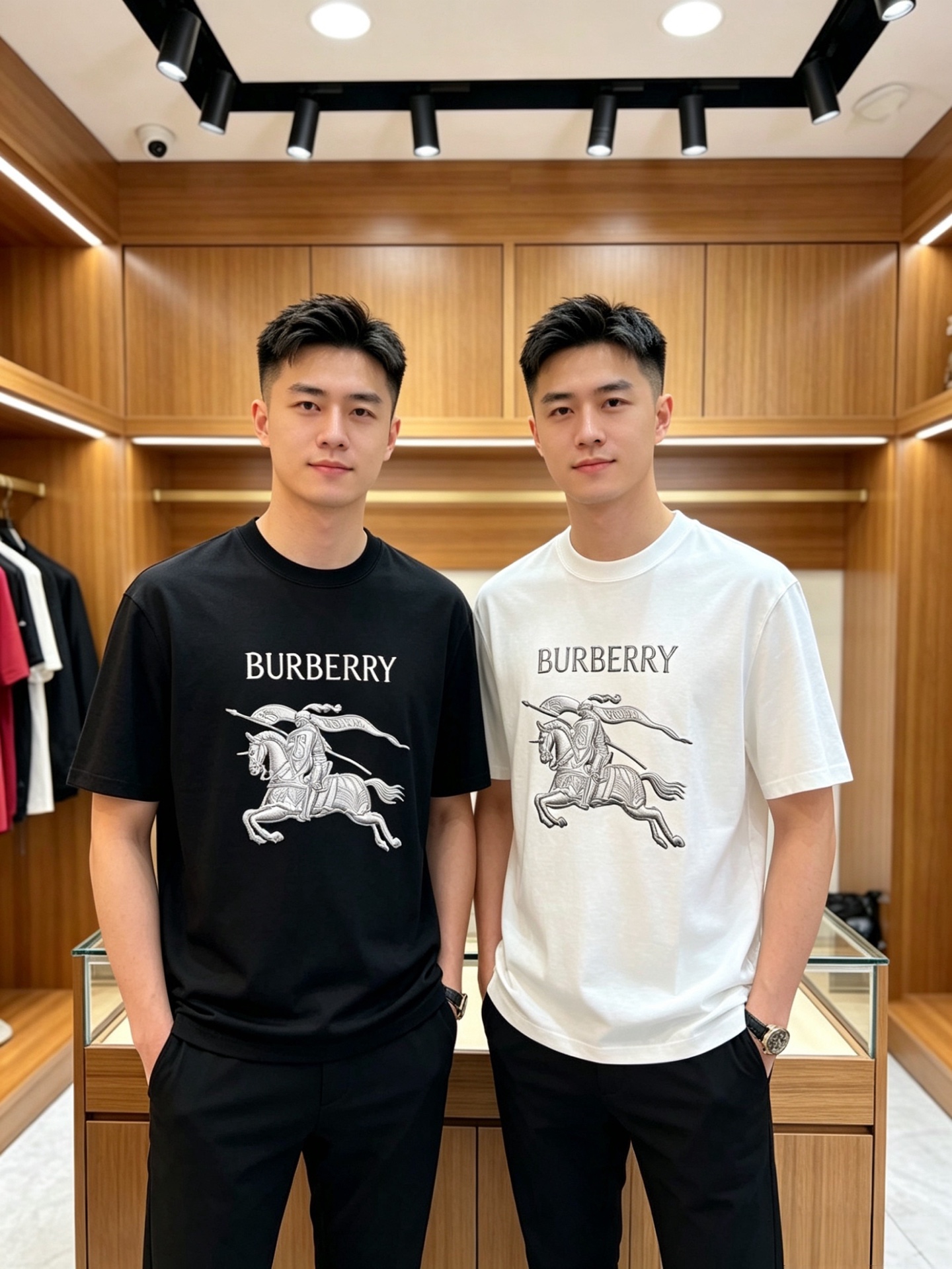 NO:935859,Burberry/Burberry 2026 spring and summer new products, complete with three labels, mercerized cotton round neck short-sleeved T-shirt, good product without too much introduction, look at the details, counter size M-XXXL 175/140, recommended L,, burberry, burberry, T-shirt, tees, t-shirt,19860909Burberry/巴宝莉 2026年春夏新品上新 三标齐全 丝光棉圆领短袖T恤 好货不用过多介绍 看细节 专柜码数M-XXXL 175/140建议L,,burberry,burberry,T-shirt,tees，t-shirt,,Men's clothing