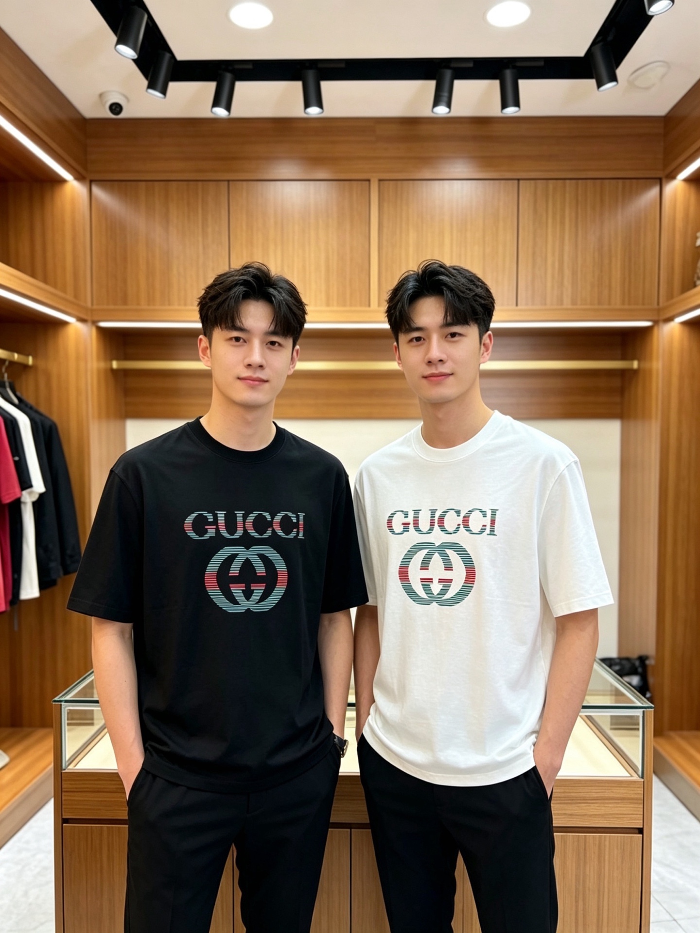 NO:935871,Gucci/Gucci 2026 spring and summer new products, complete with three labels, mercerized cotton round neck short-sleeved T-shirt, good product without too much introduction, look at the details, counter size M-XXXL 175/140, recommended L,, gucci, T-shirt, tees, t-shirt,19860909Gucci/古奇 2026年春夏新品上新 三标齐全 丝光棉圆领短袖T恤 好货不用过多介绍 看细节 专柜码数M-XXXL 175/140建议L,,gucci,T-shirt,tees，t-shirt,,Men's clothing