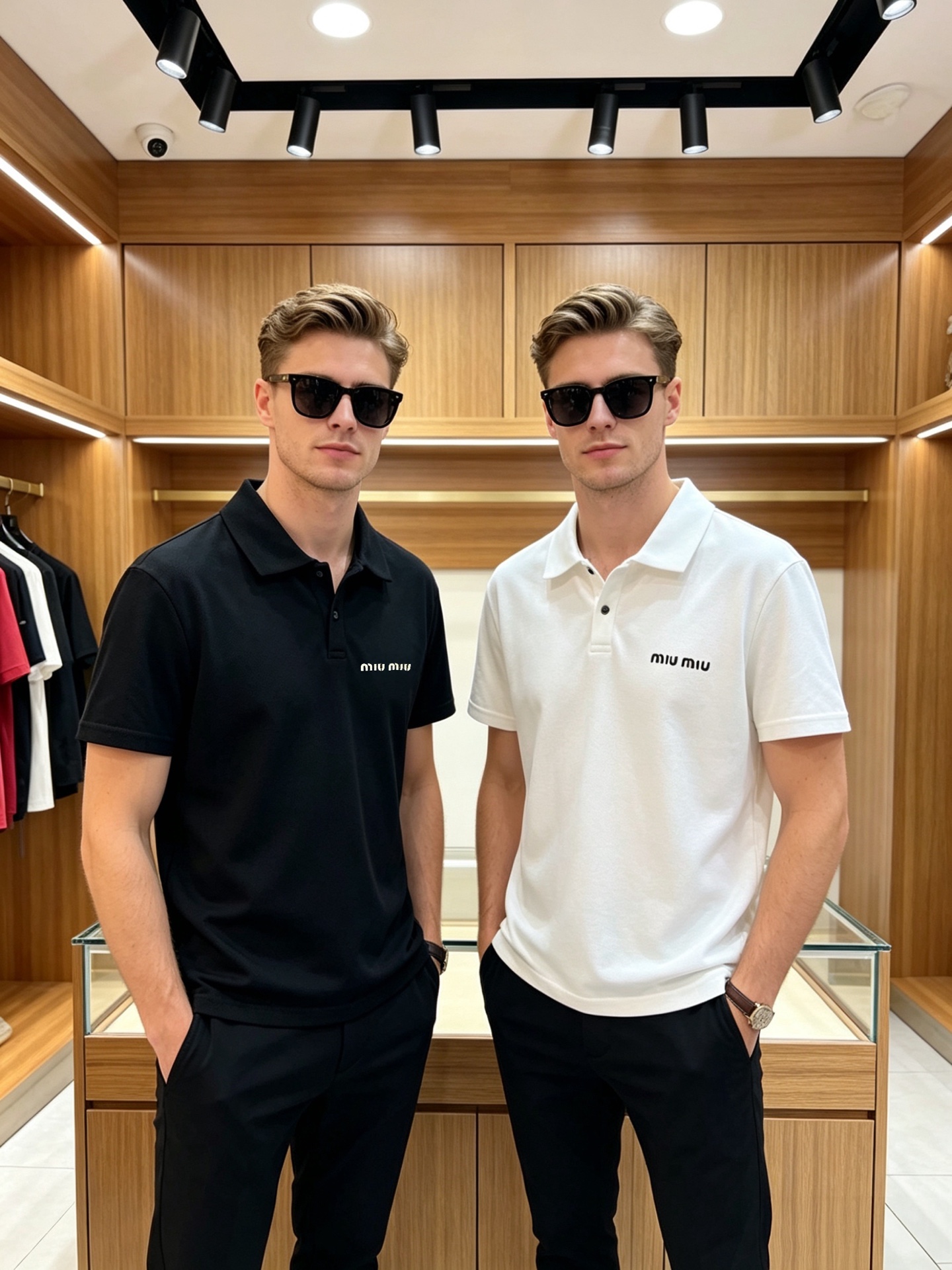 NO:937536,MiuMiu 2026 spring and summer new products, complete with three labels, lapel short-sleeved polo shirt, good product, no need to introduce too much, look at the details, counter size M-XXXL / recommended L,, miumiu, T-shirt,19860909MiuMiu 2026年春夏新品上新 三标齐全 翻领短袖polo衫 好货不用过多介绍 看细节 专柜码数M-XXXL /建议L,,miumiu,T-shirt,,Men's clothing