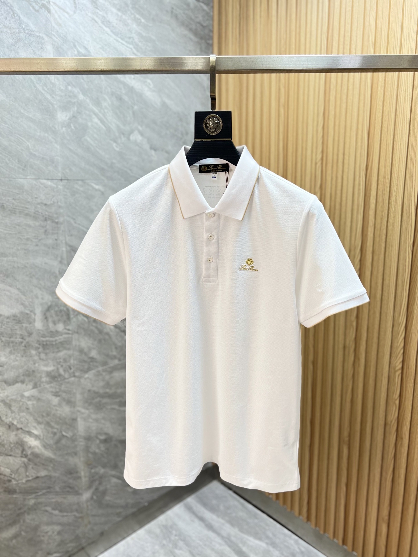 NO:918545,LP 1956 spring and summer new products, complete with three labels, lapel short-sleeved POLO shirt, good product, no need to introduce too much, look at the details, counter size M-XXXL,, loro piana, T-shirt,19860909LP 1956年春夏新品上新 三标齐全 翻领短袖POLO衫 好货不用过多介绍 看细节 专柜码数M-XXXL,,loro piana,T-shirt,,Men's clothing