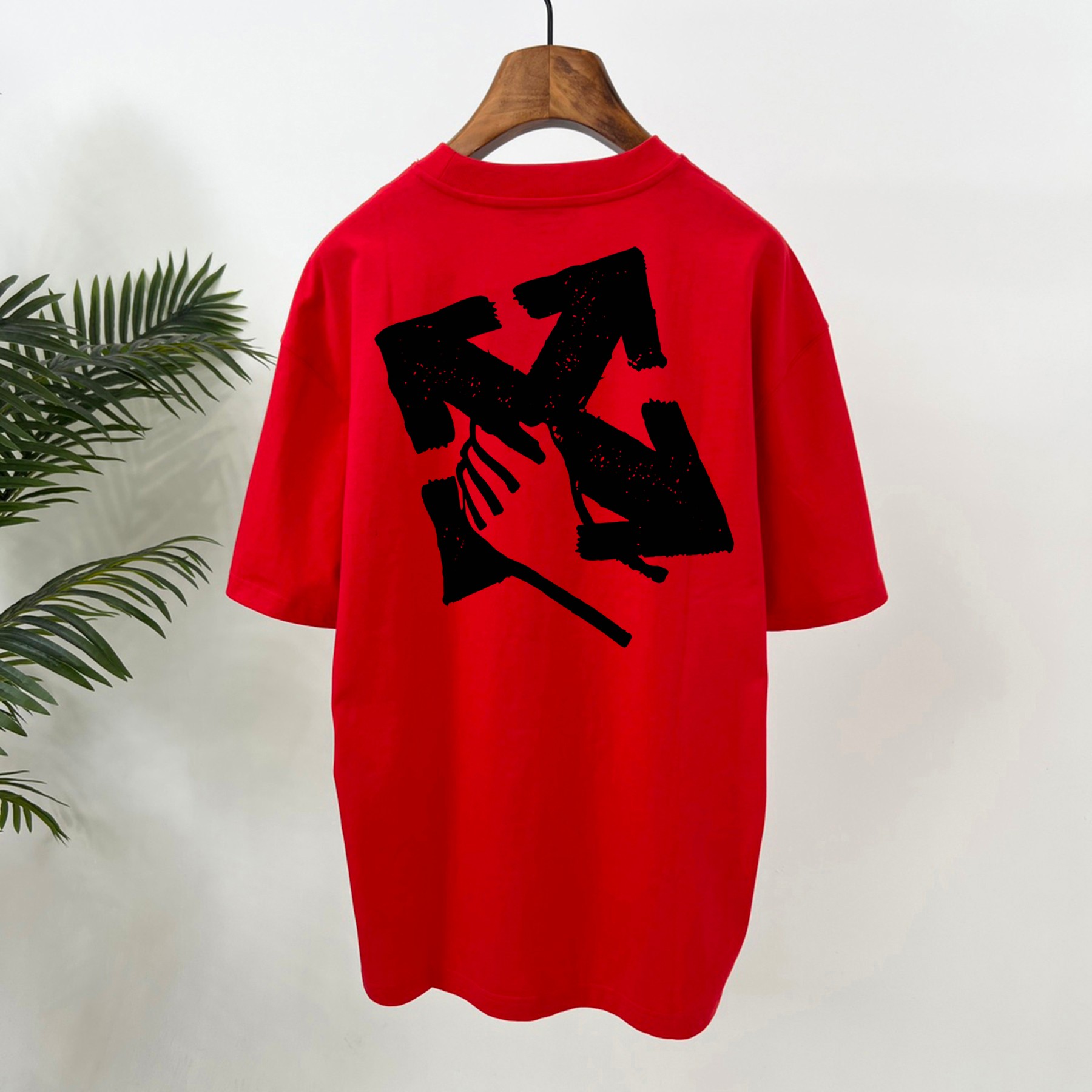 P80 off 2025 nueva temporada otoño-invierno 250 gramos cuello redondo camiseta de manga corta tee el producto real es e…