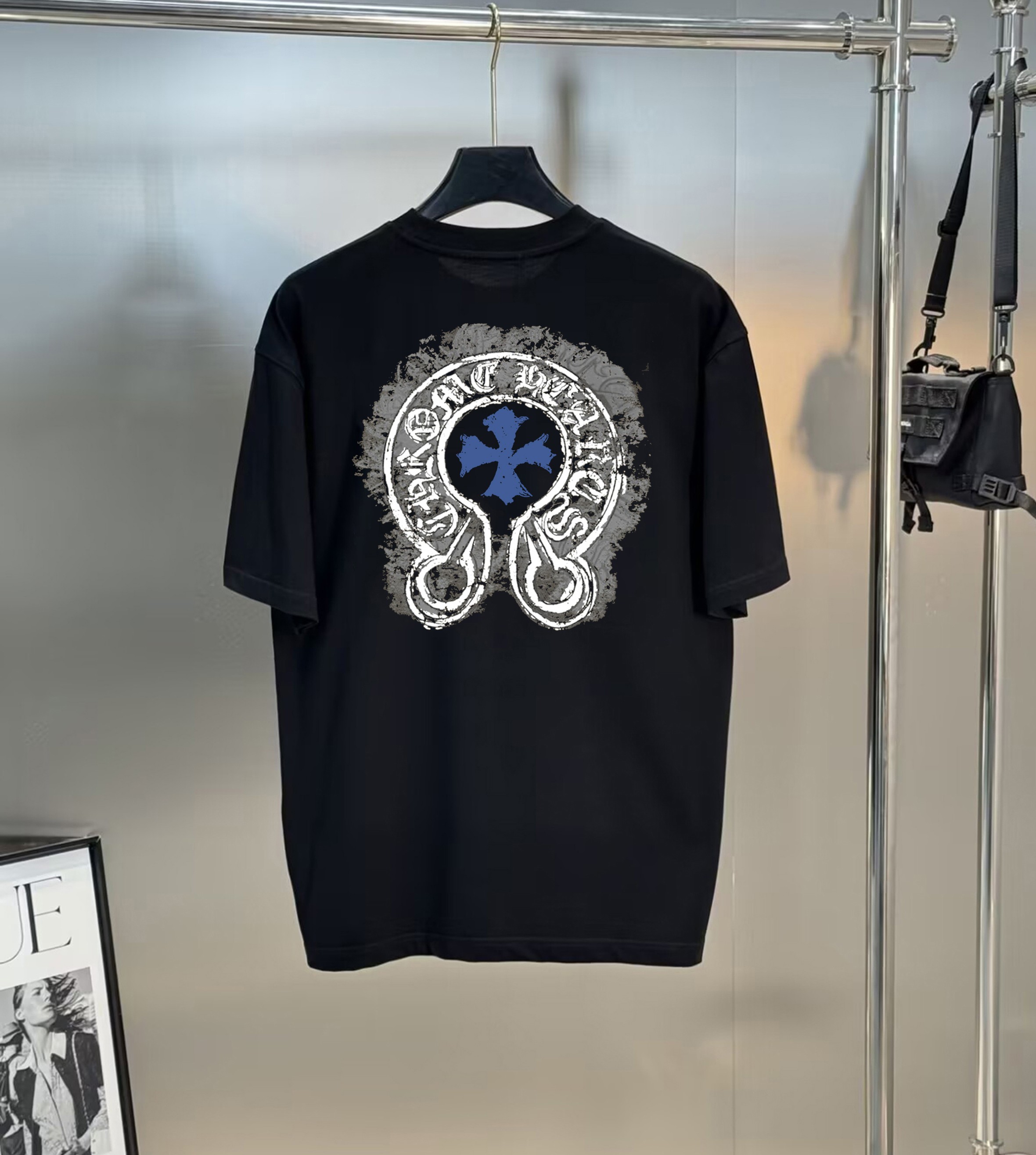 Chrome Hearts Men's Graphic Print Short Sleeve T-Shirt - Stylish & Comfortable