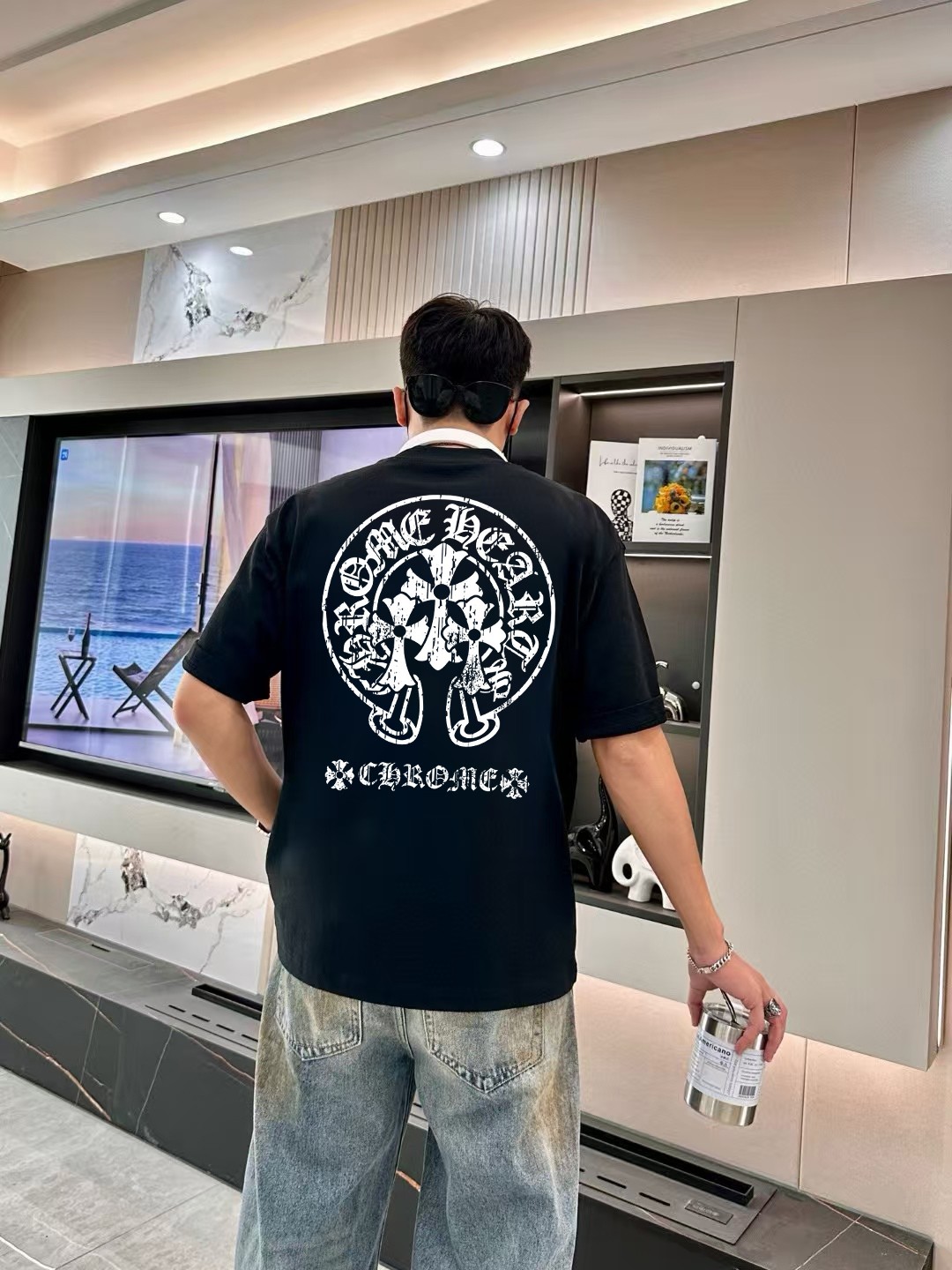 크롬하츠 남성 반팔 91200 Chrome Hearts T Shirt