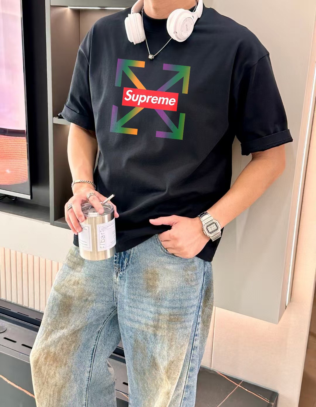 오프화이트 남성 반팔 87488 Off White T Shirt