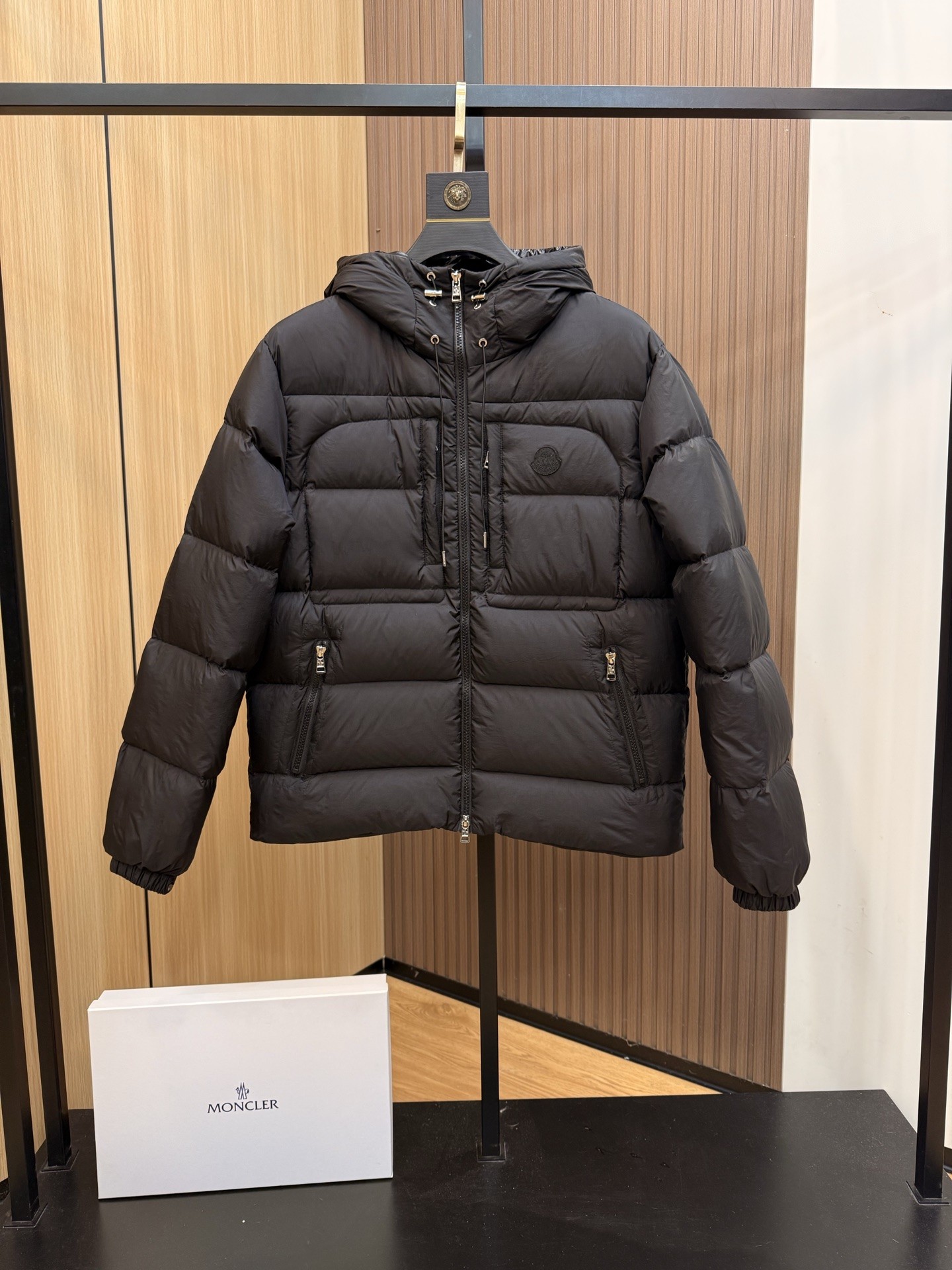 Empaque Moner25 primavera/verano para hombre ORFET chaqueta de plumas ligera con capucha corta, corte holgado que combi…