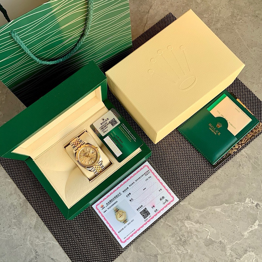 Rolex Datejust Orologio da Polso Negozio di vendita outlet
 Blu Oro Giallo Con diamanti