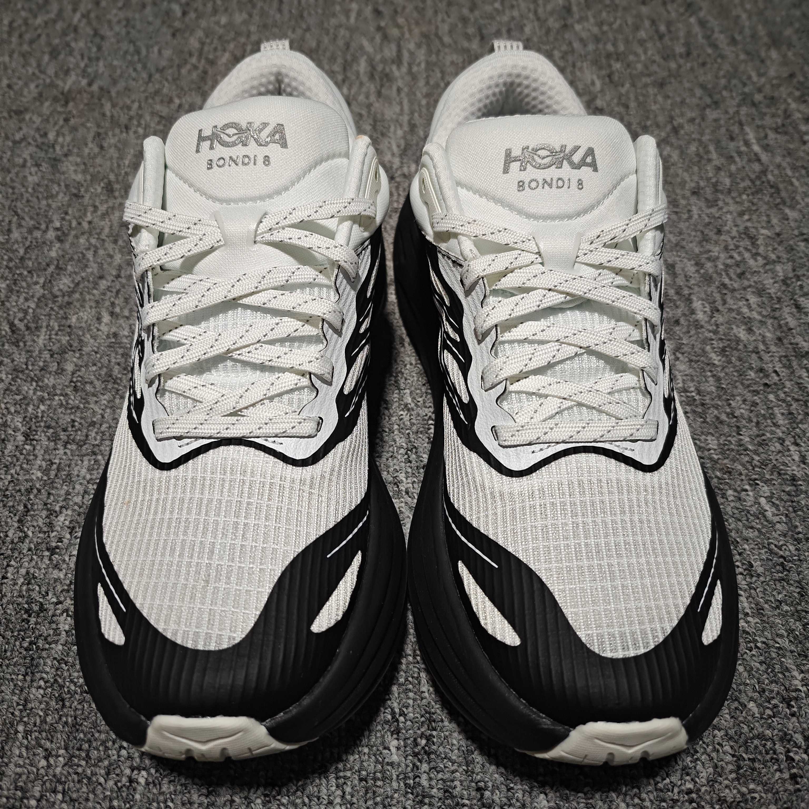  平台专供 Hoka Bondi 8 TS Caged 帮带8 网面透气跑步鞋  全新外贸订单出货 尺码