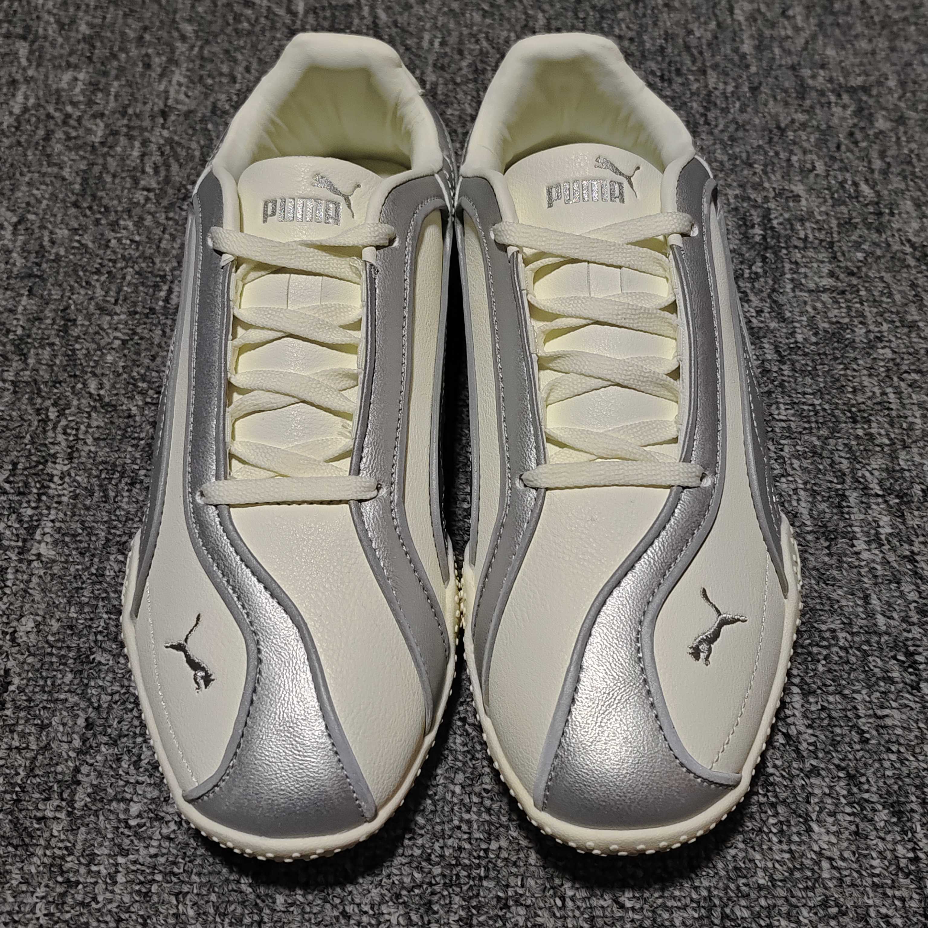 网红爆款 PUMA 彪马 Bella V2 Leather 时尚百搭 舒适 德训 薄底鞋休闲鞋 -02 