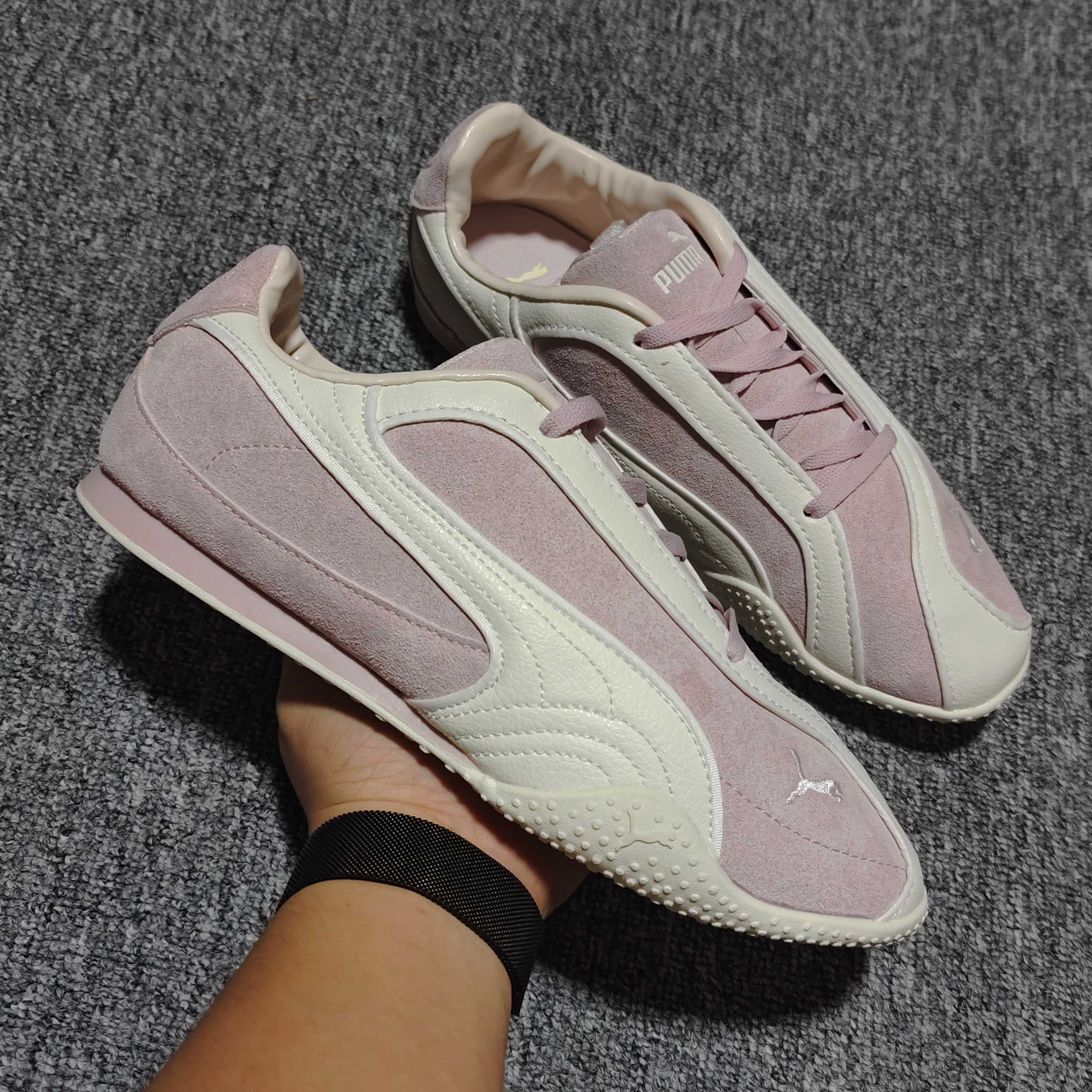 网红爆款 PUMA 彪马 Bella V2 Leather 时尚百搭 舒适 德训 薄底鞋休闲鞋 -03 