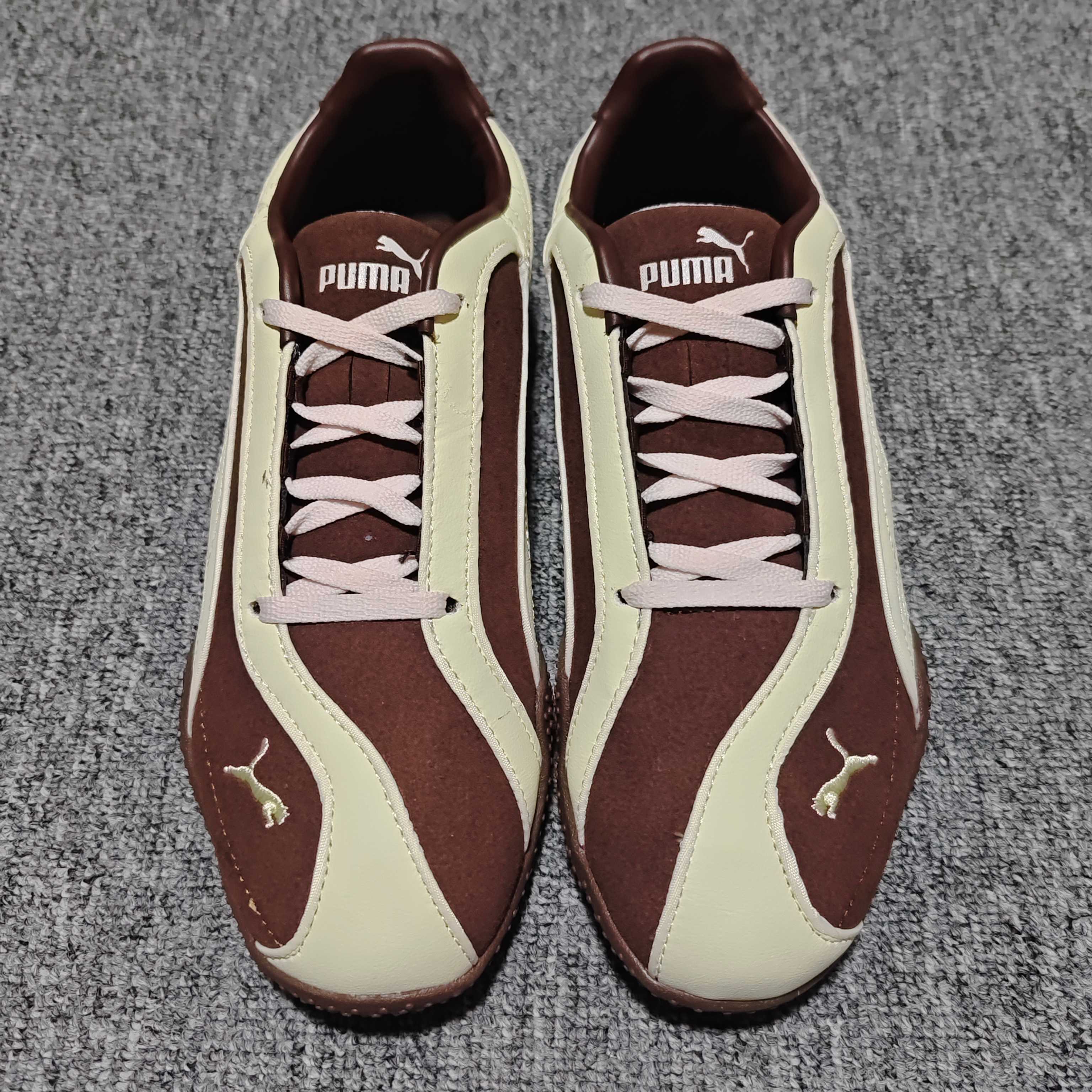 网红爆款 PUMA 彪马 Bella V2 Leather 时尚百搭 舒适 德训 薄底鞋休闲鞋 -02 