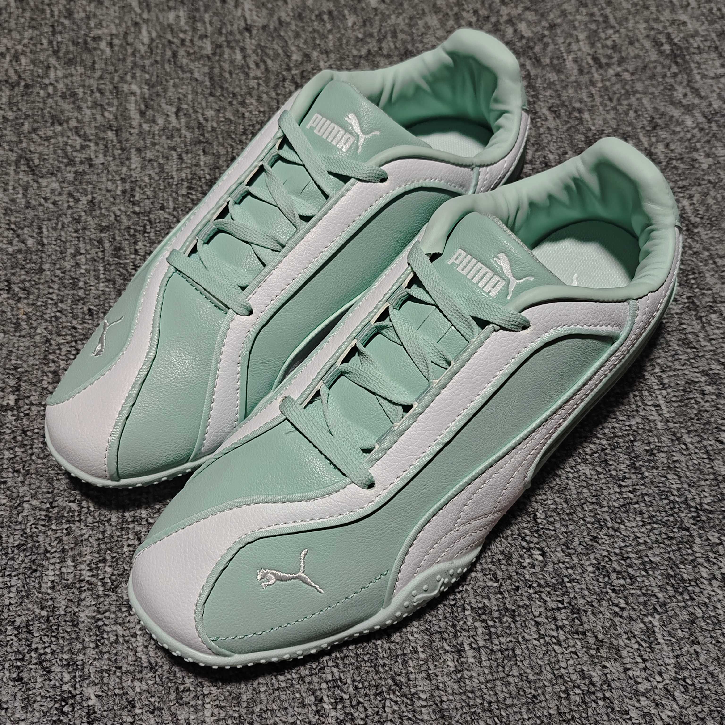 网红爆款 PUMA 彪马 Bella V2 Leather 时尚百搭 舒适 德训 薄底鞋休闲鞋 -04 