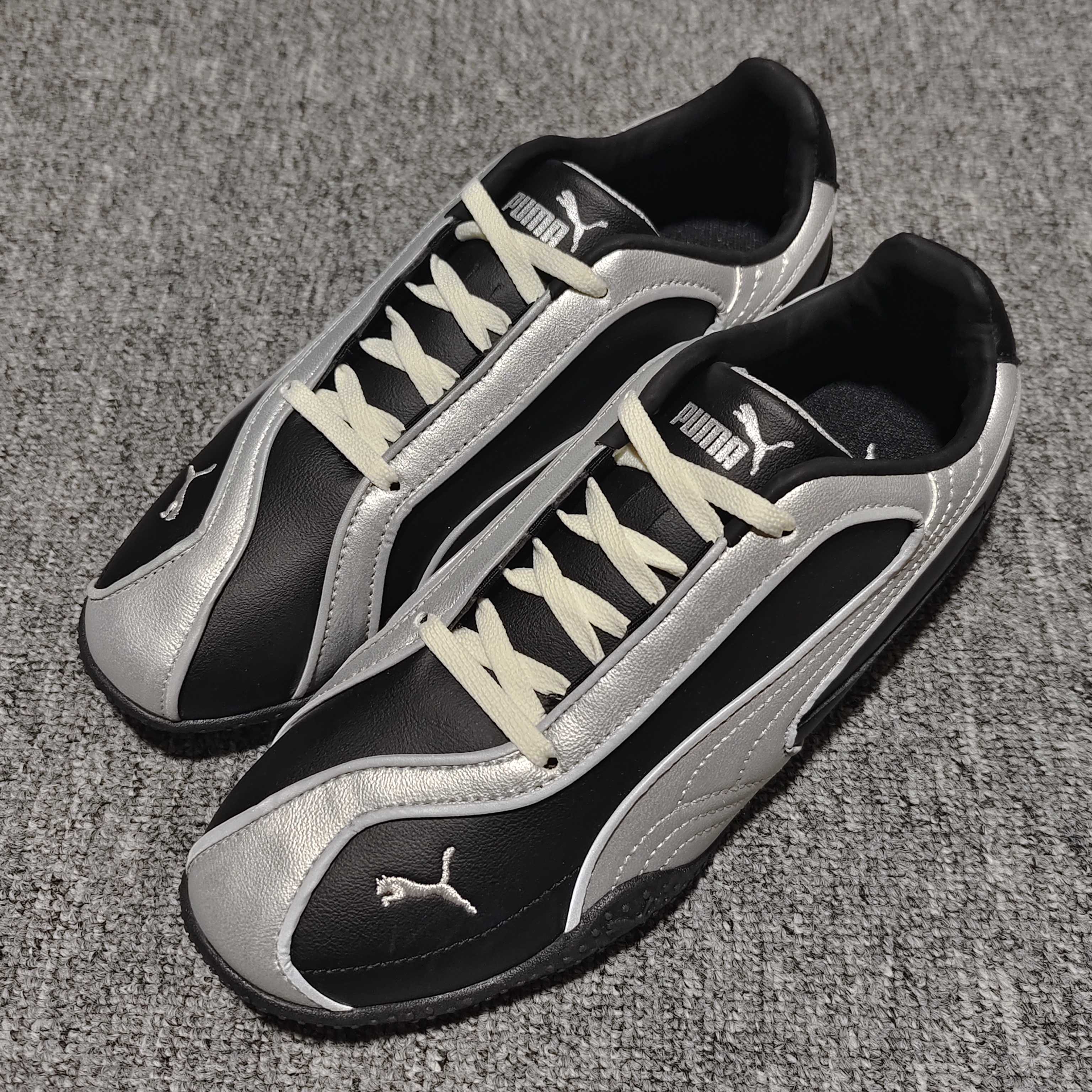 网红爆款 PUMA 彪马 Bella V2 Leather 时尚百搭 舒适 德训 薄底鞋休闲鞋 -01 