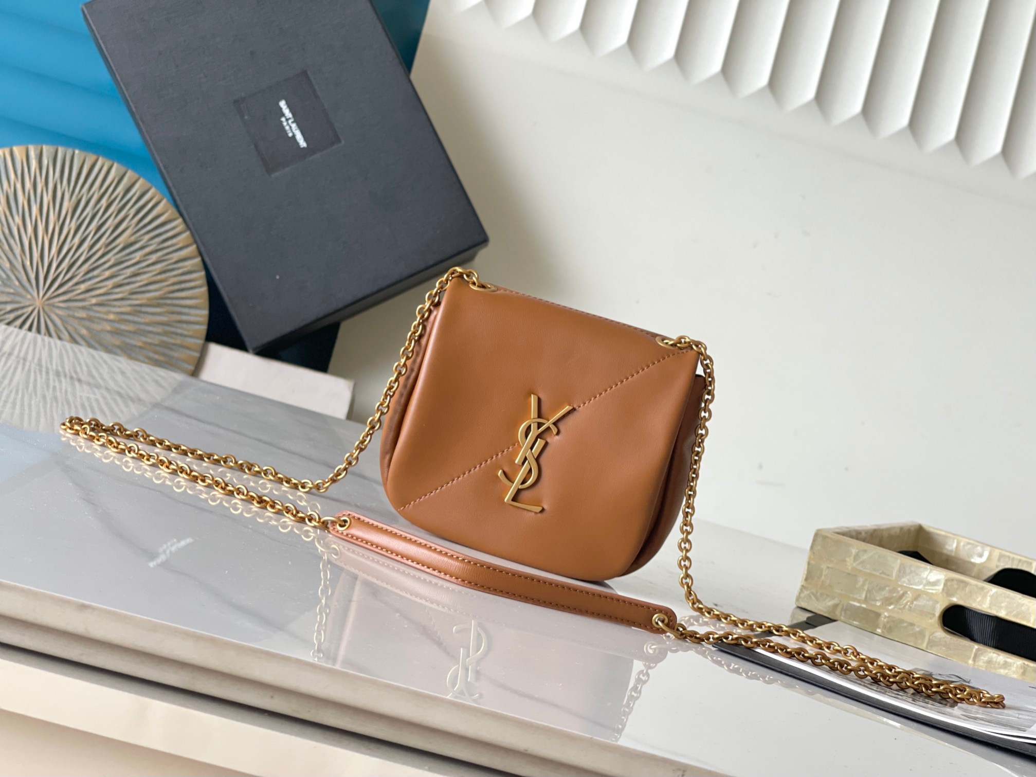 YSL Jamie 4.3 mini 羊皮 链条包