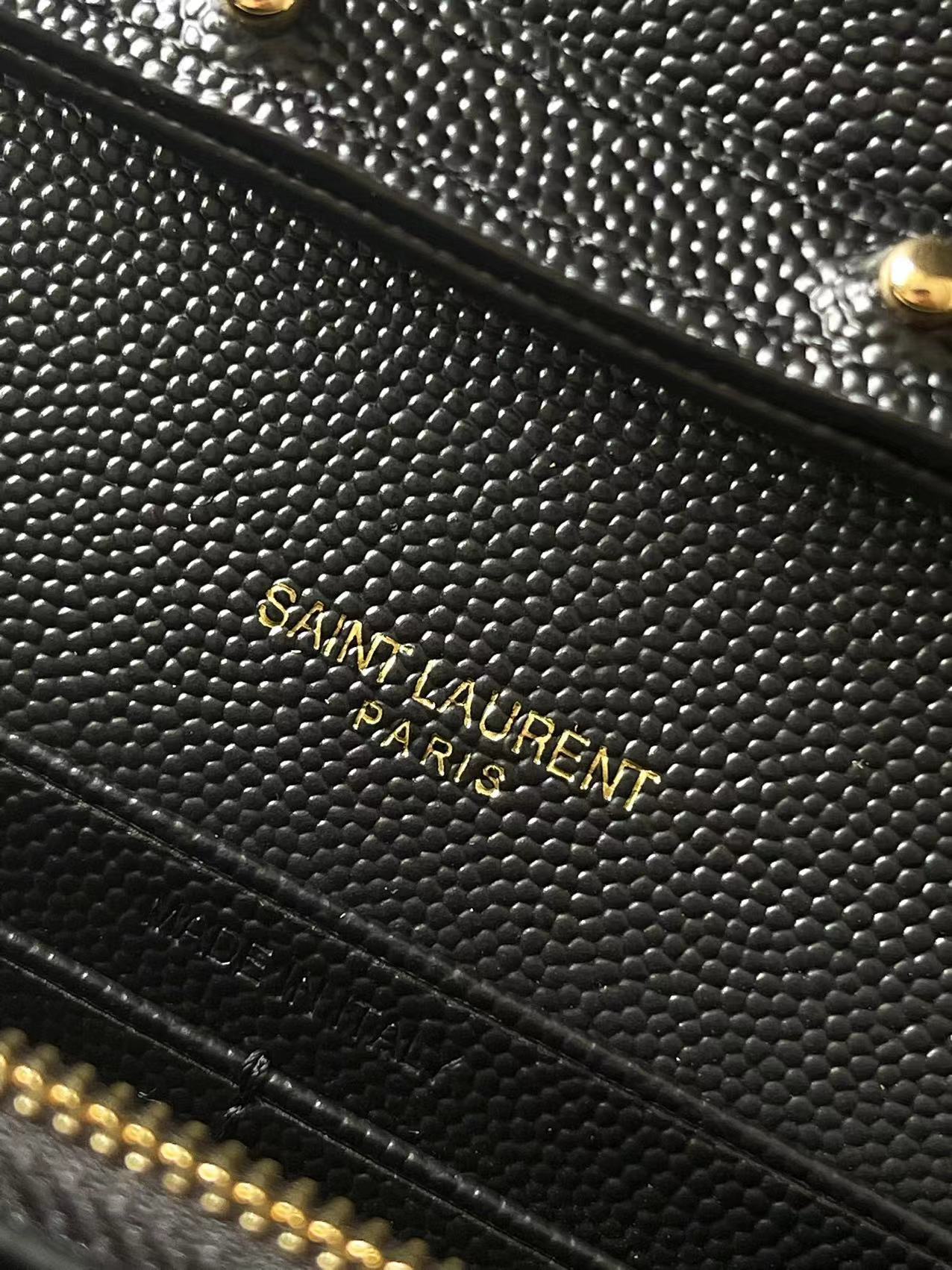 YSL bag Black ball pattern/gold buckle — photo 7