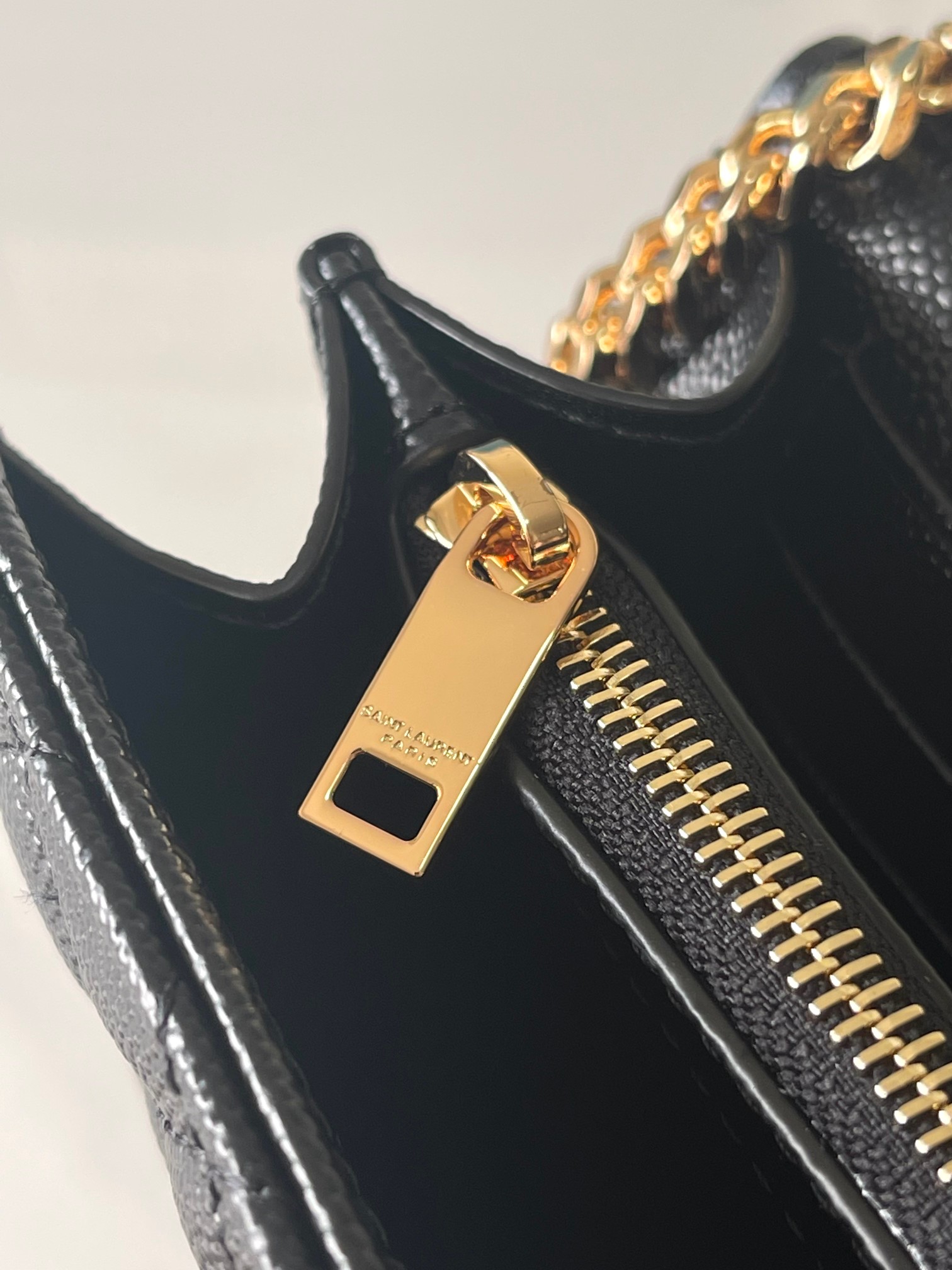 YSL bag Black ball pattern/gold buckle — photo 8