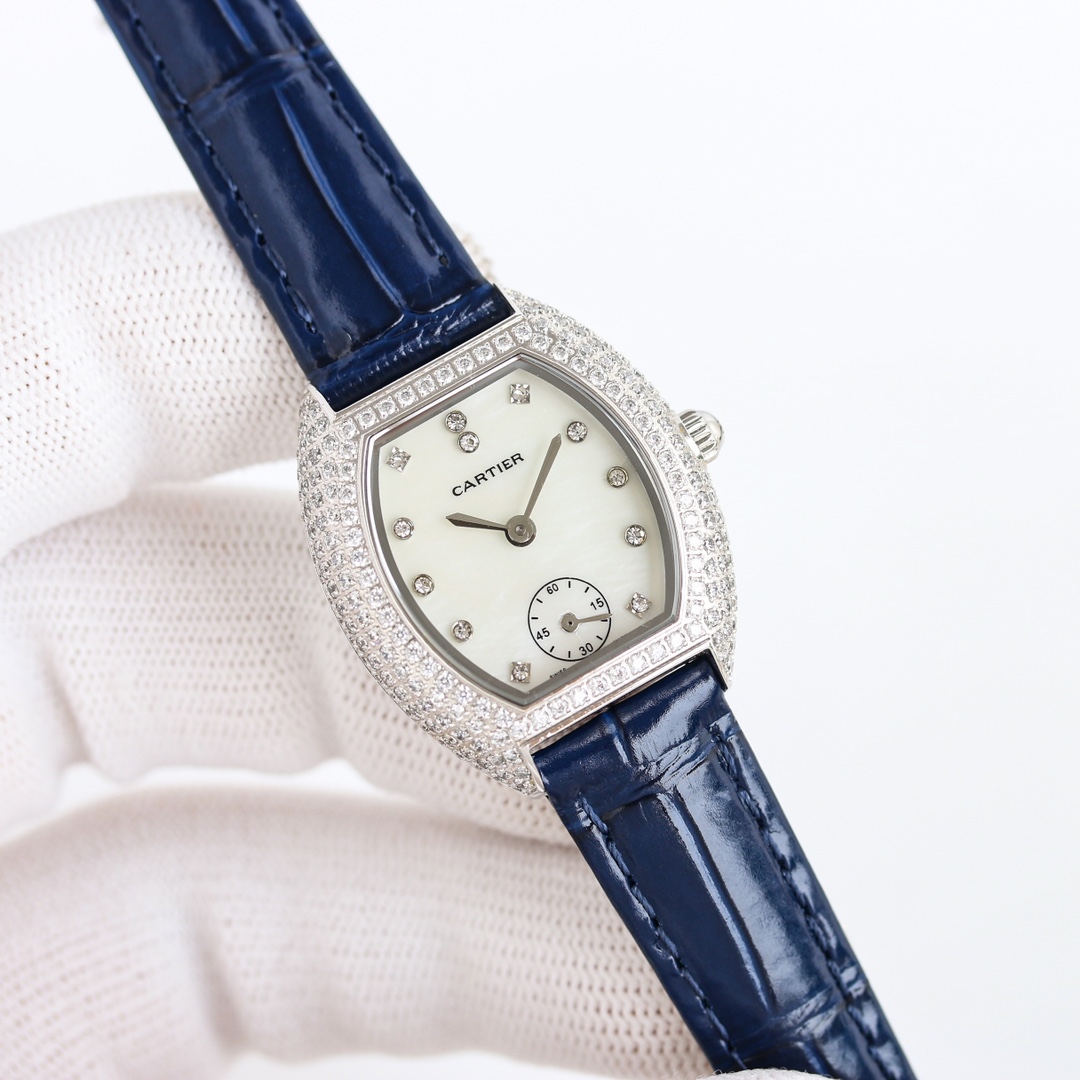 “Rose” Cartier Mini Lady Face-to-Face Swiss Quartz Wristwatch: Superreal Beauty